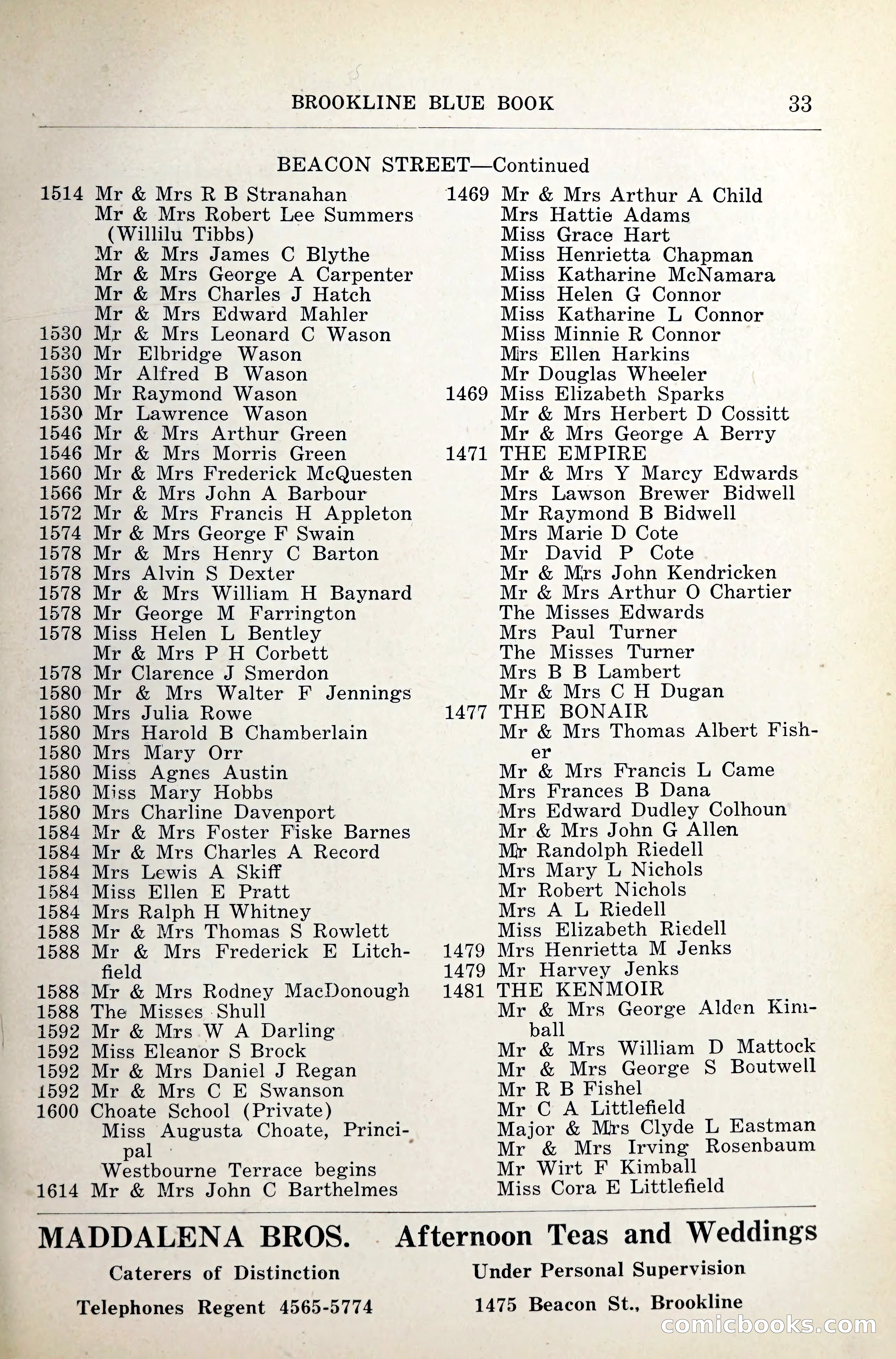 Blue Book of Brookline — page 64 of 341