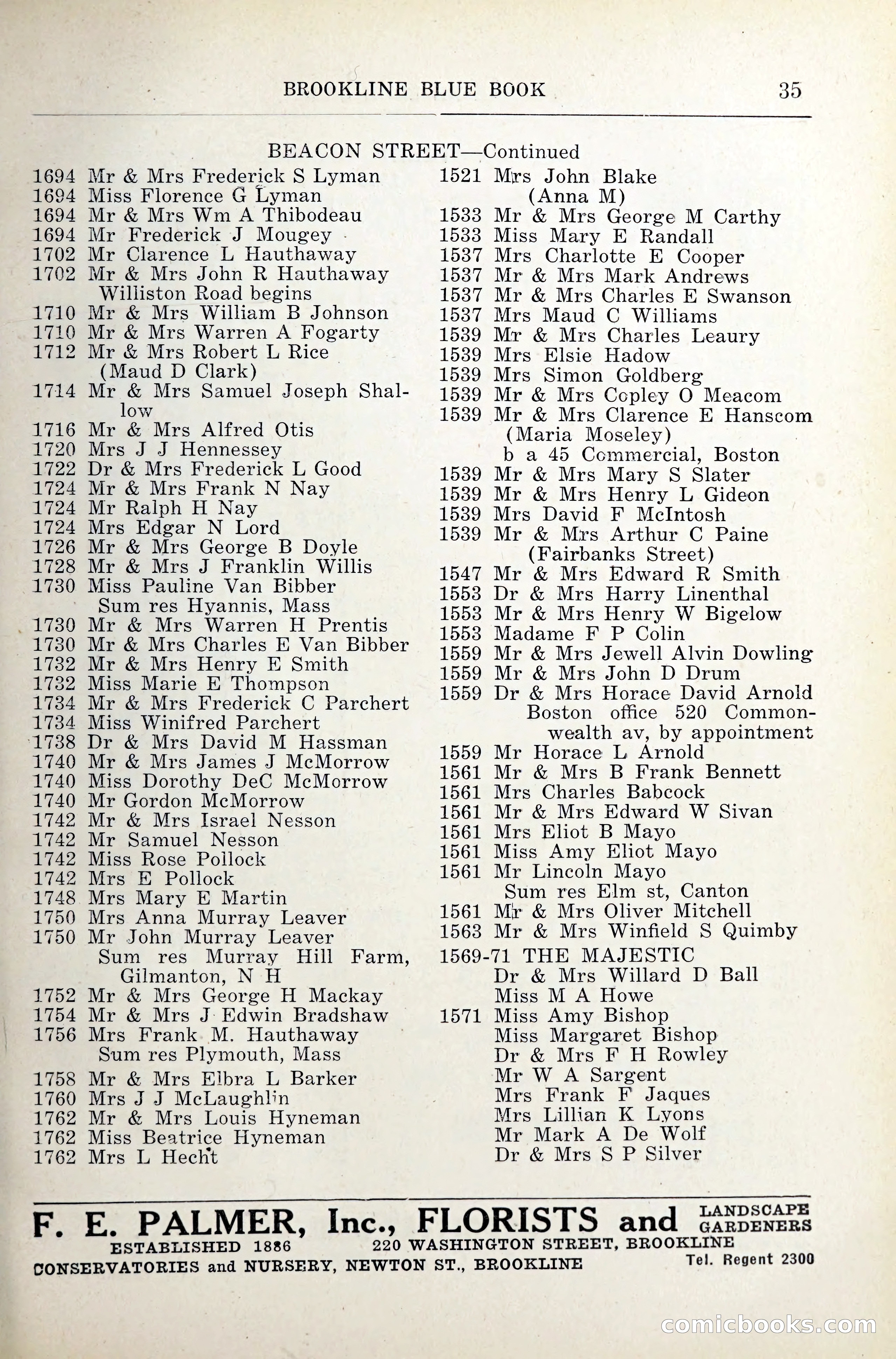 Blue Book of Brookline — page 66 of 341