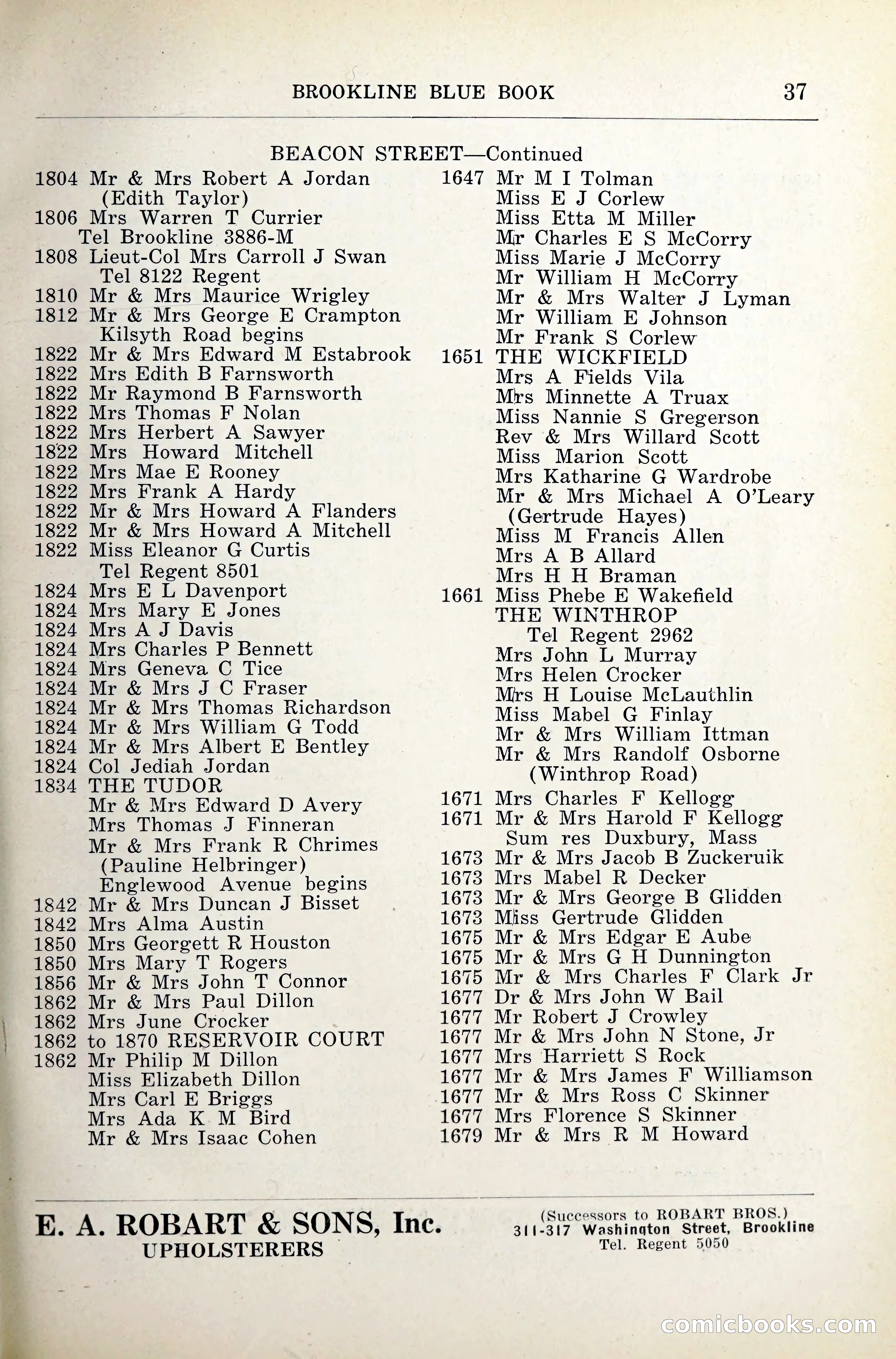 Blue Book of Brookline — page 70 of 341