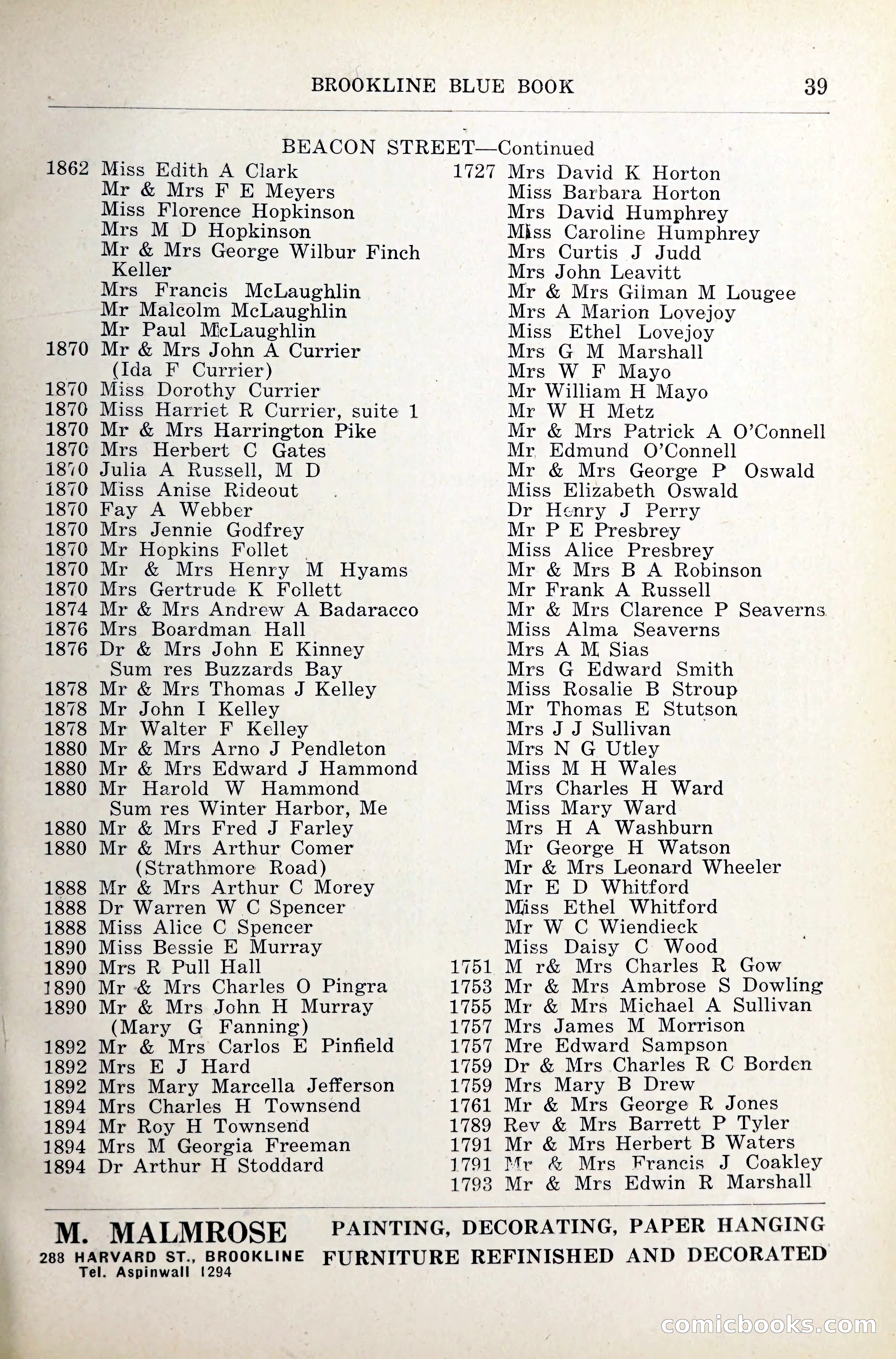 Blue Book of Brookline — page 72 of 341