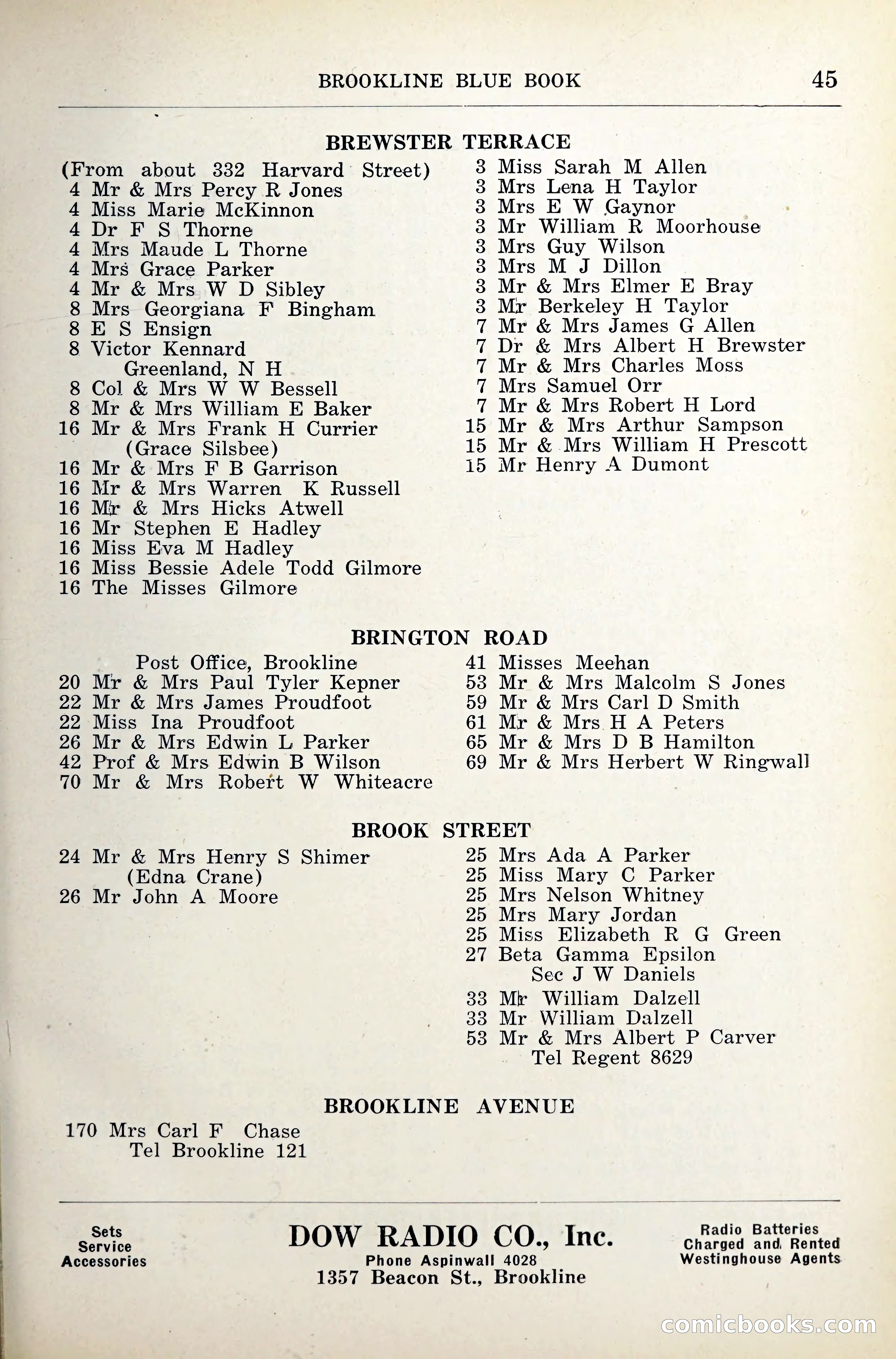 Blue Book of Brookline — page 80 of 341