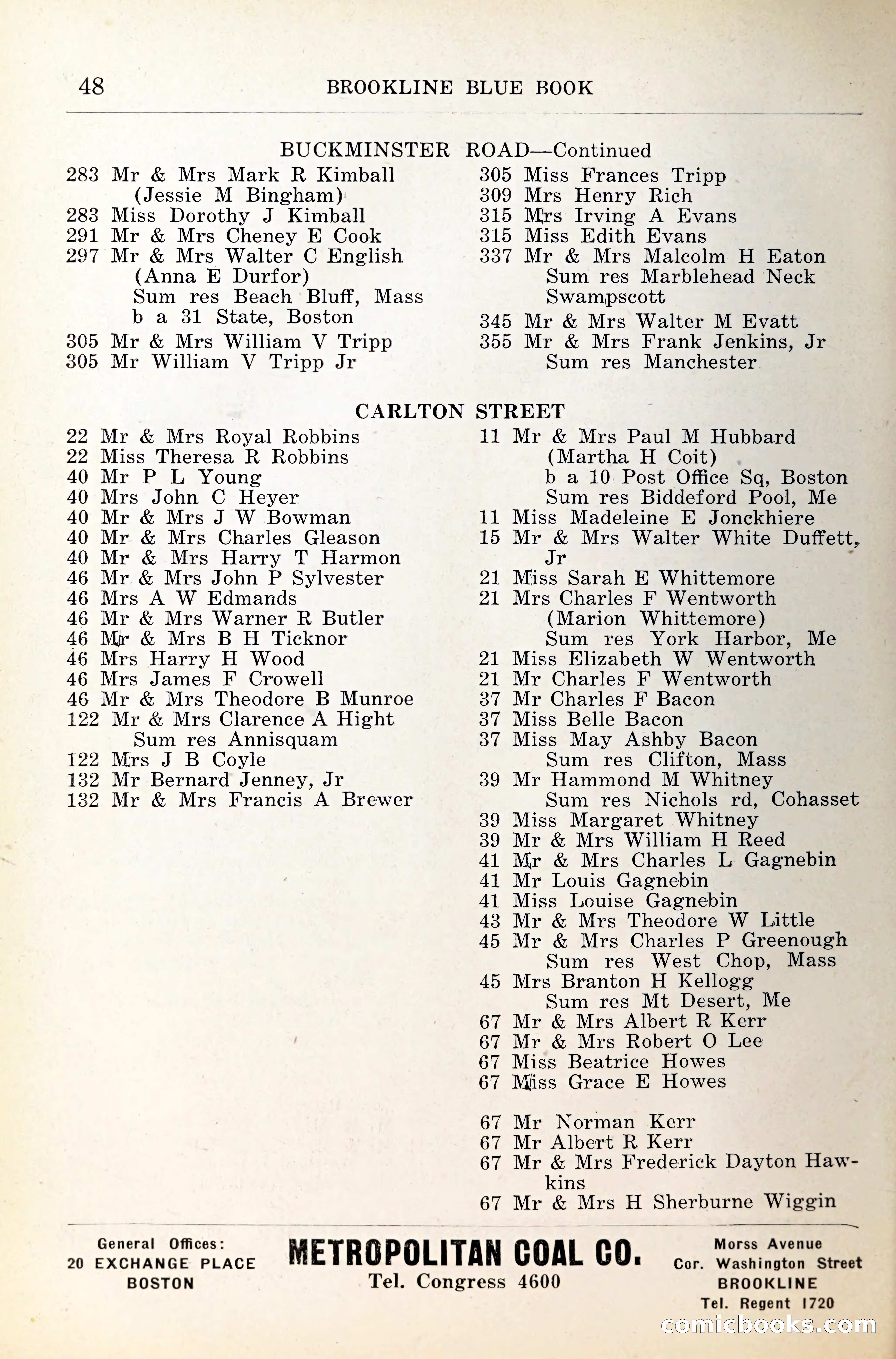 Blue Book of Brookline — page 83 of 341