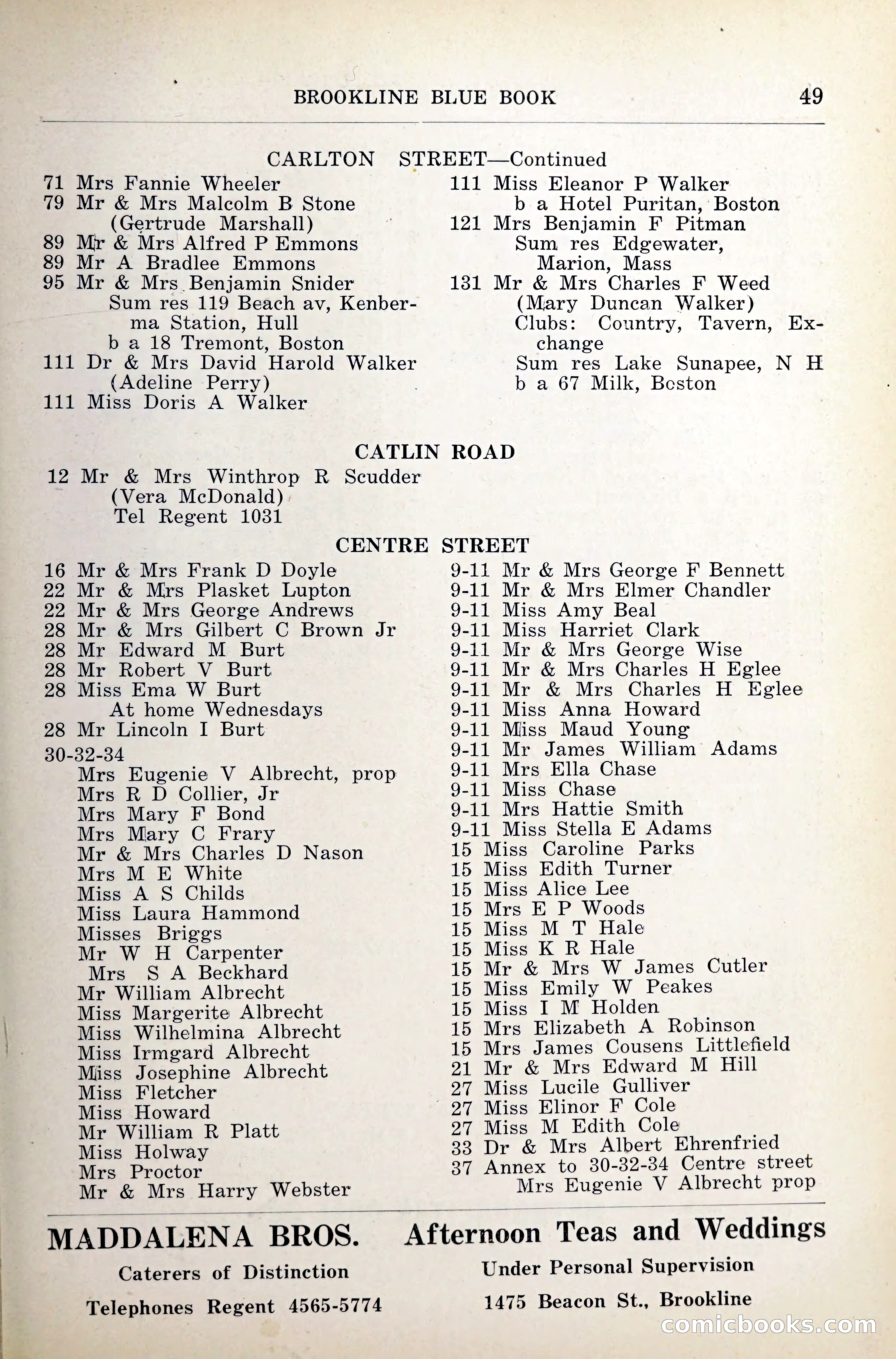 Blue Book of Brookline — page 86 of 341