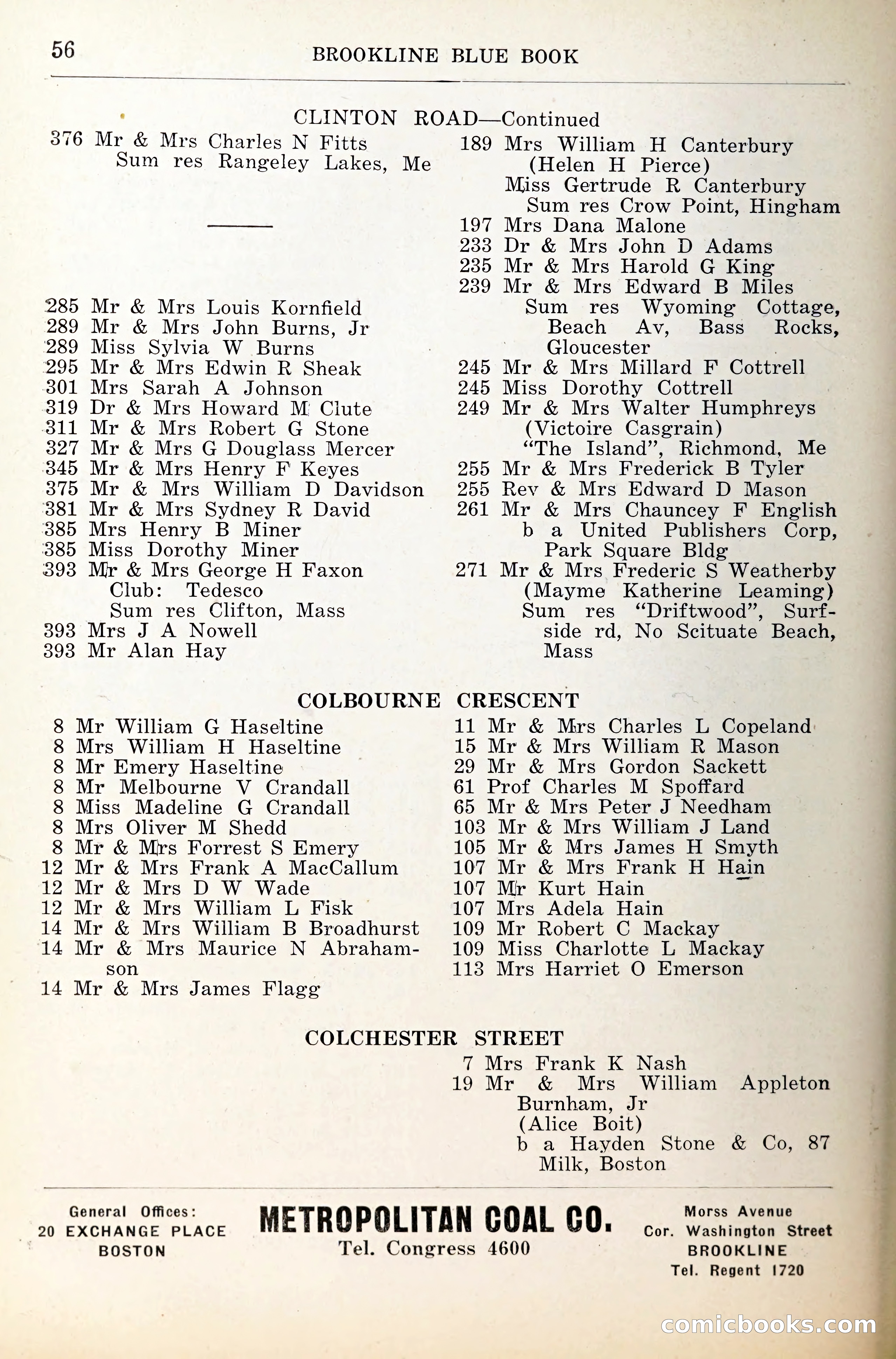 Blue Book of Brookline — page 93 of 341