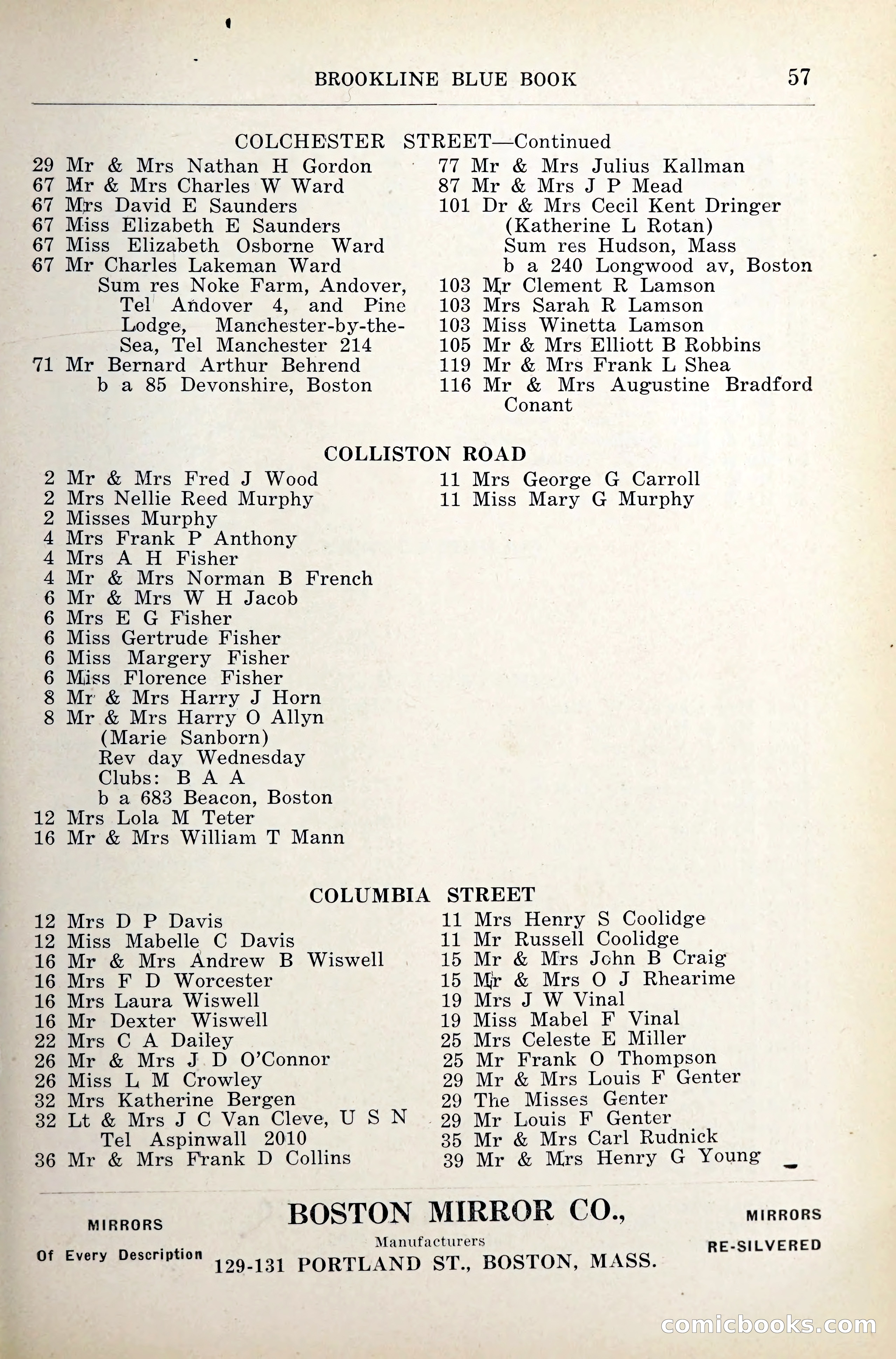 Blue Book of Brookline — page 94 of 341