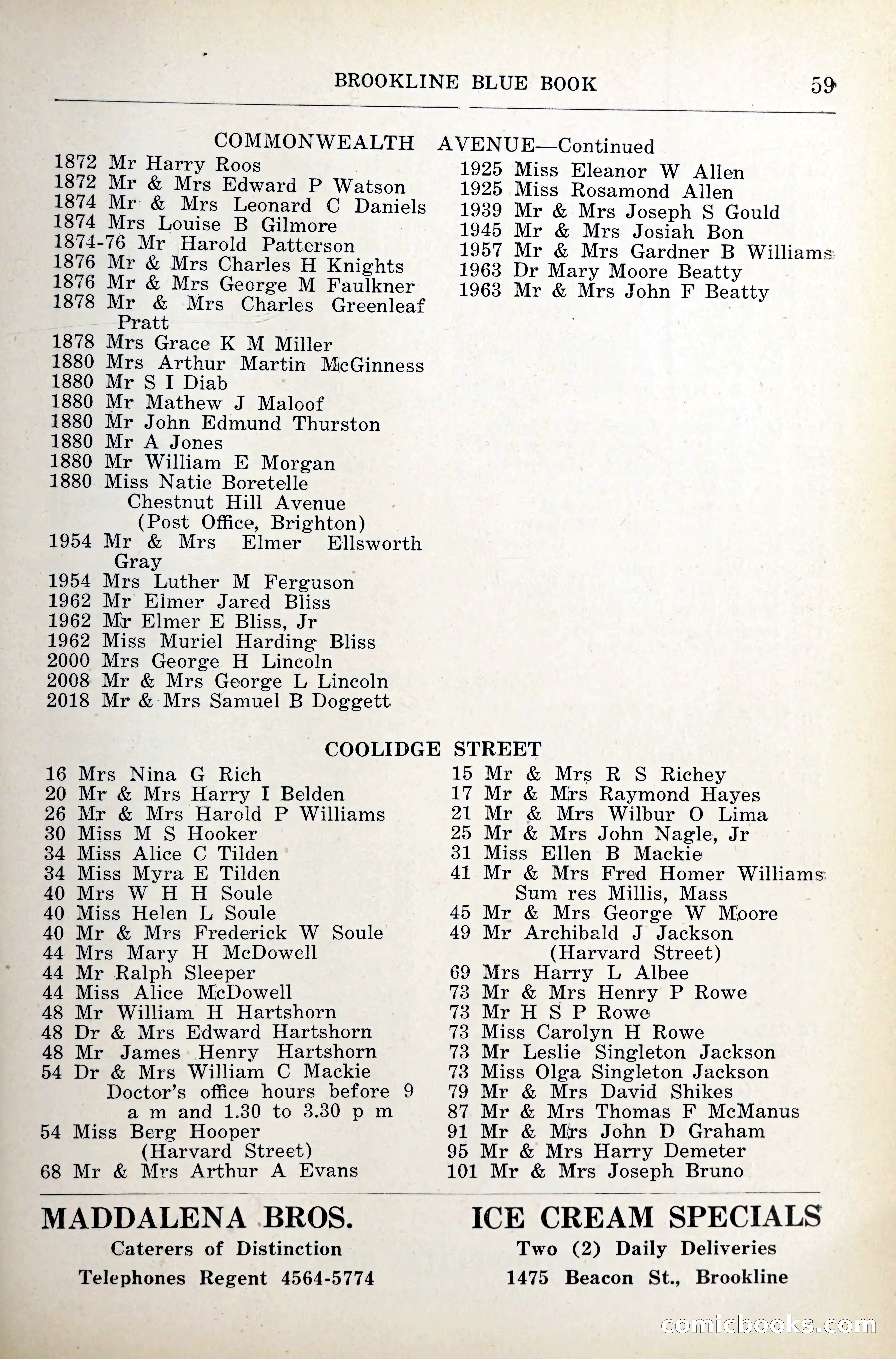 Blue Book of Brookline — page 96 of 341