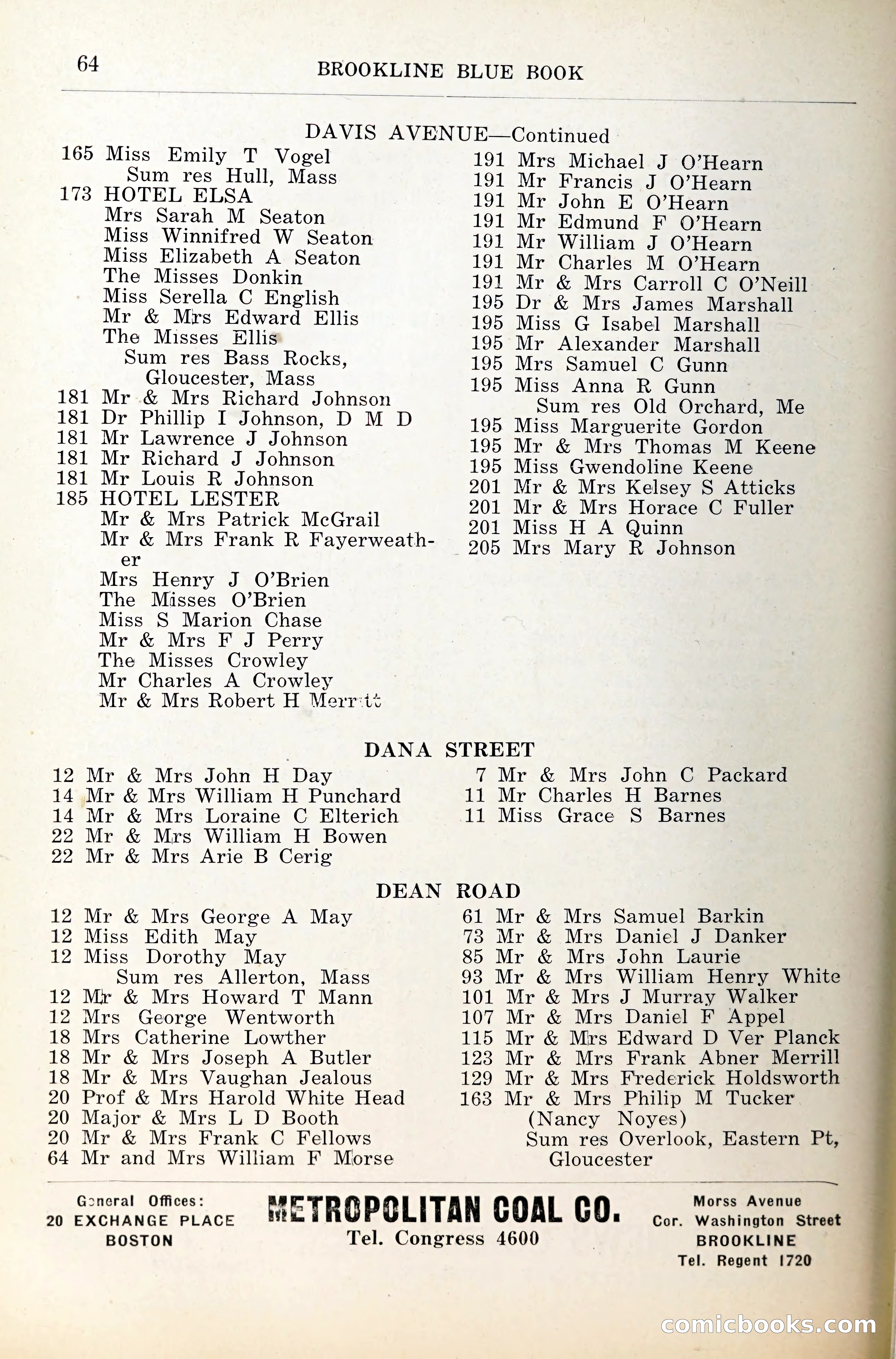 Blue Book of Brookline — page 101 of 341