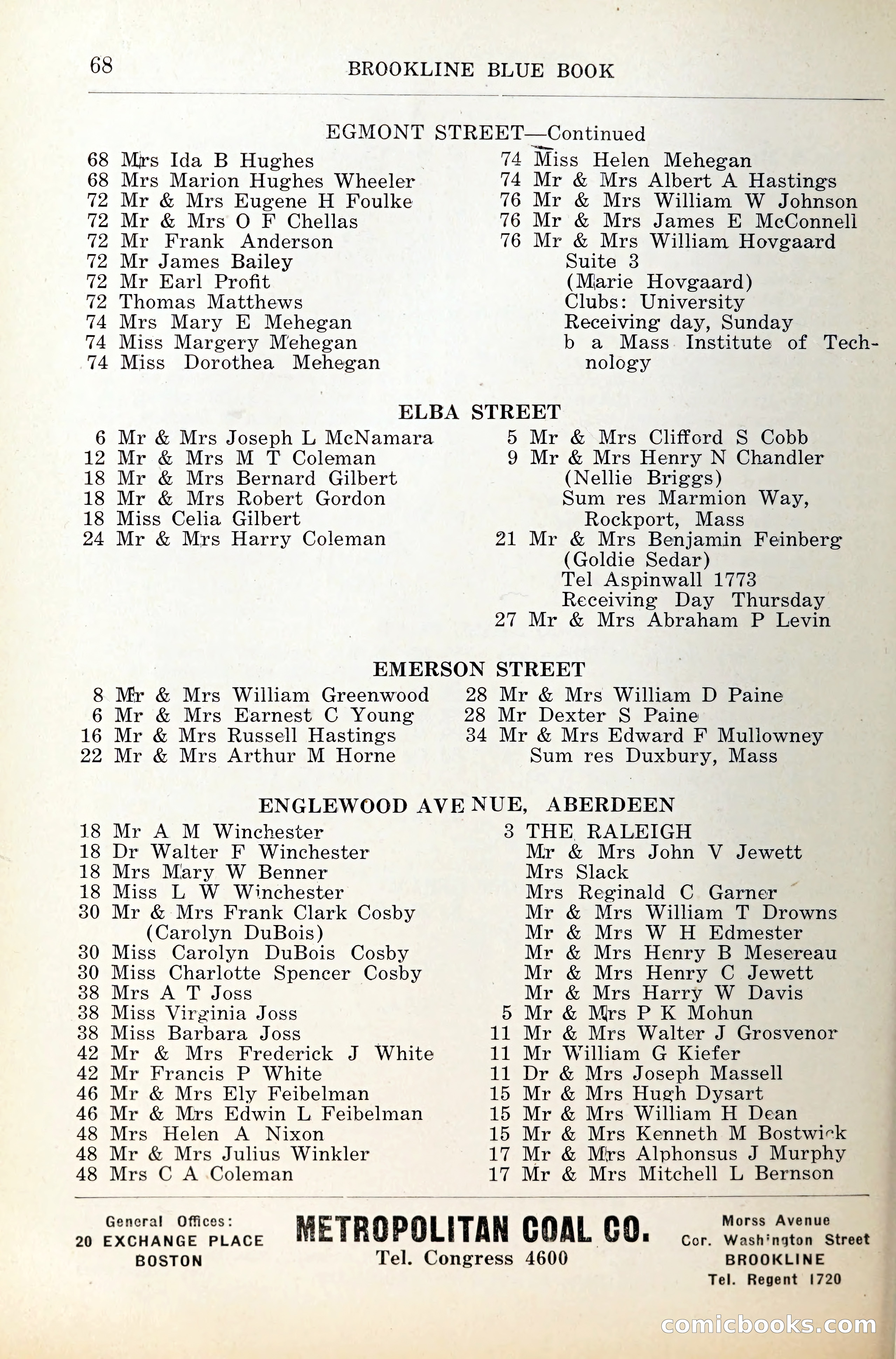 Blue Book of Brookline — page 105 of 341