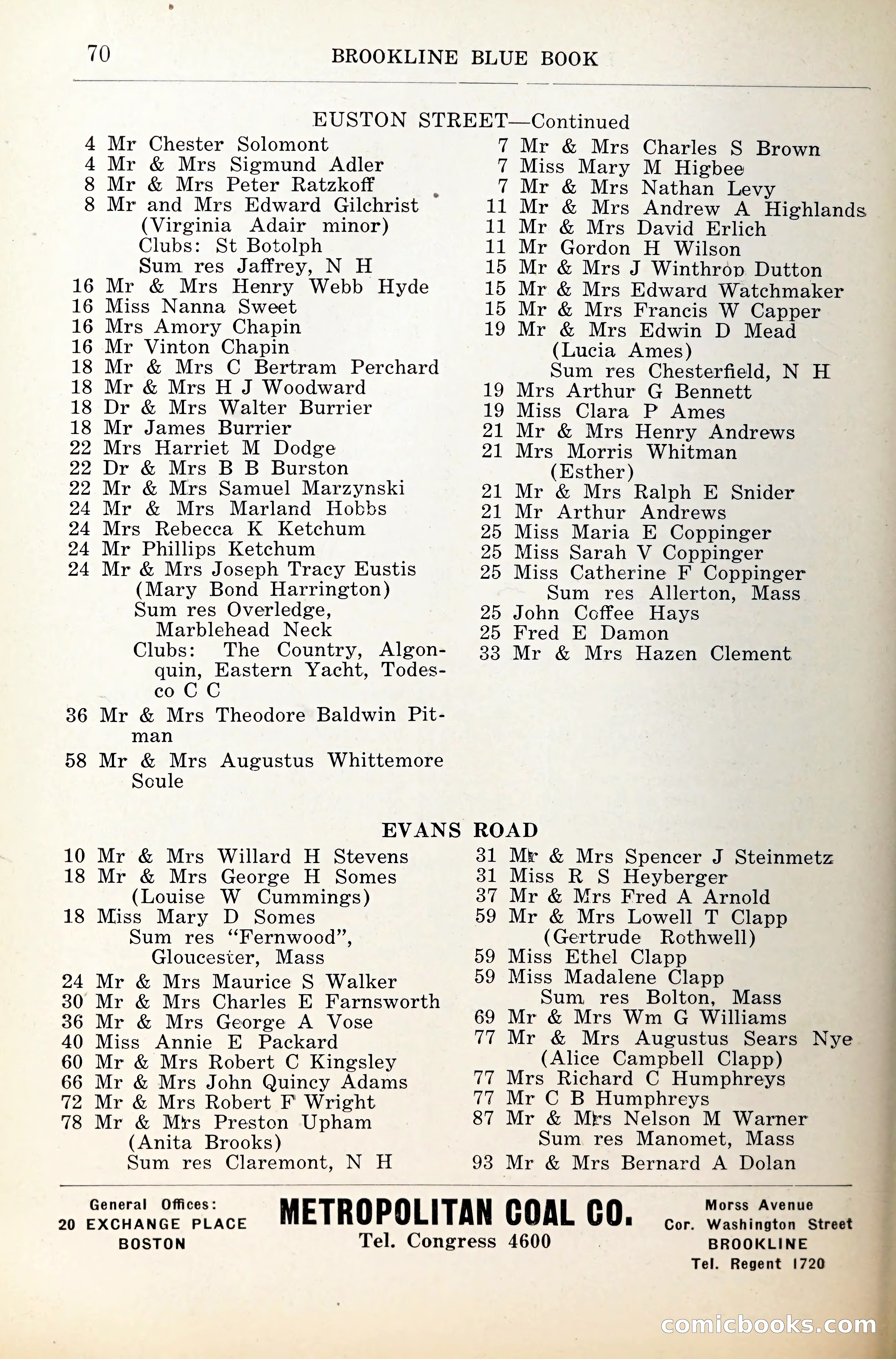Blue Book of Brookline — page 107 of 341
