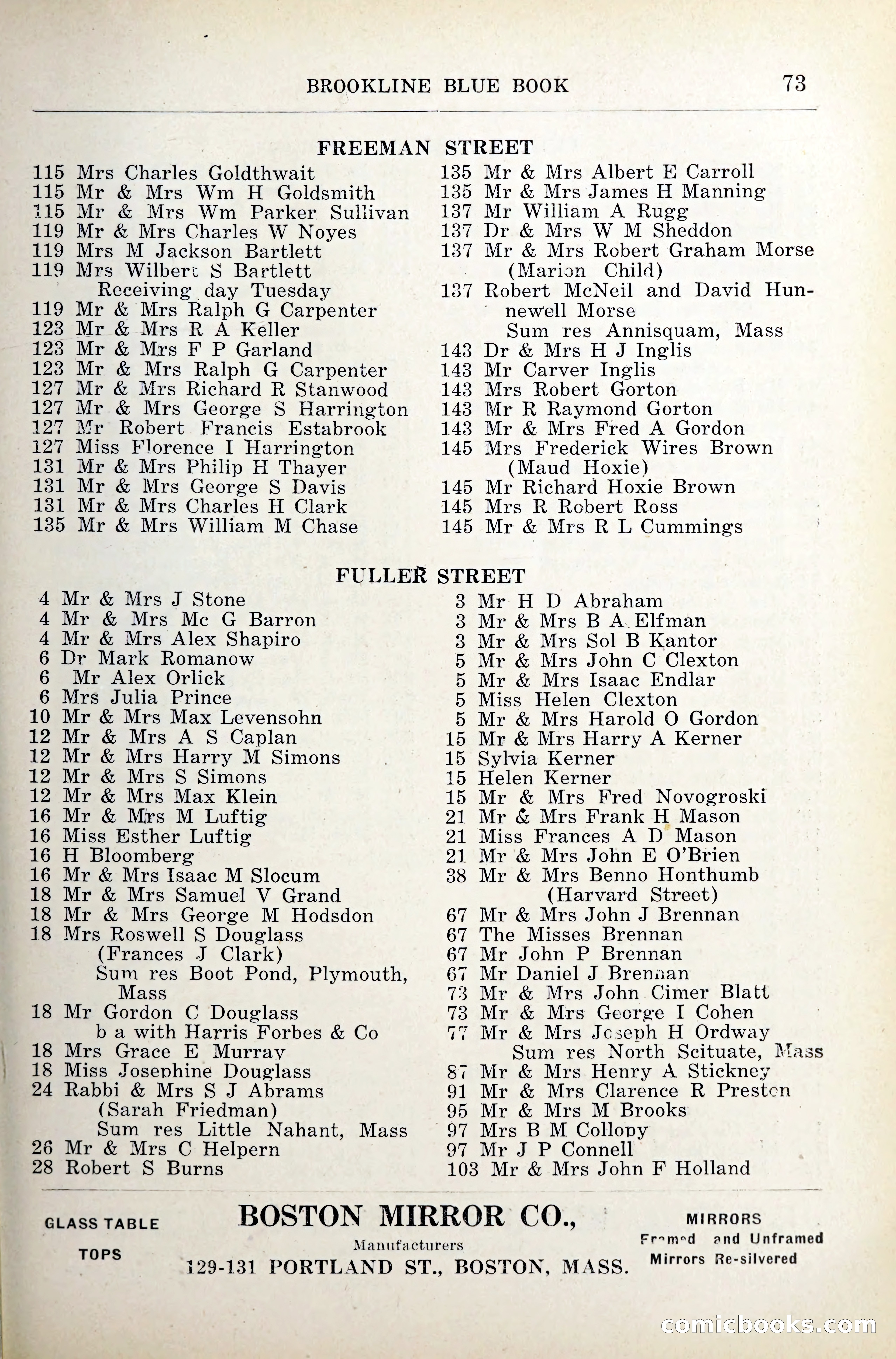 Blue Book of Brookline — page 110 of 341