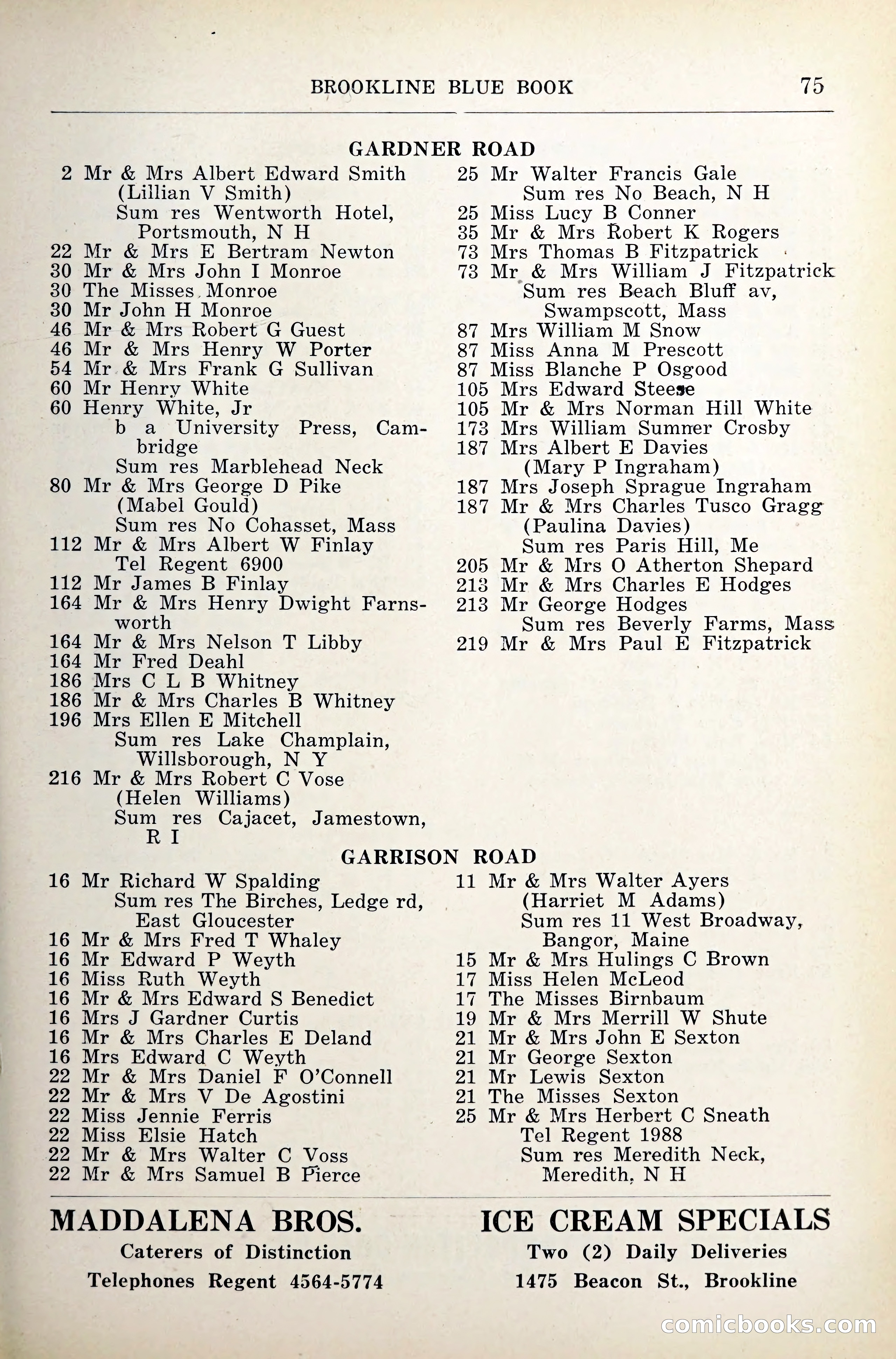 Blue Book of Brookline — page 112 of 341