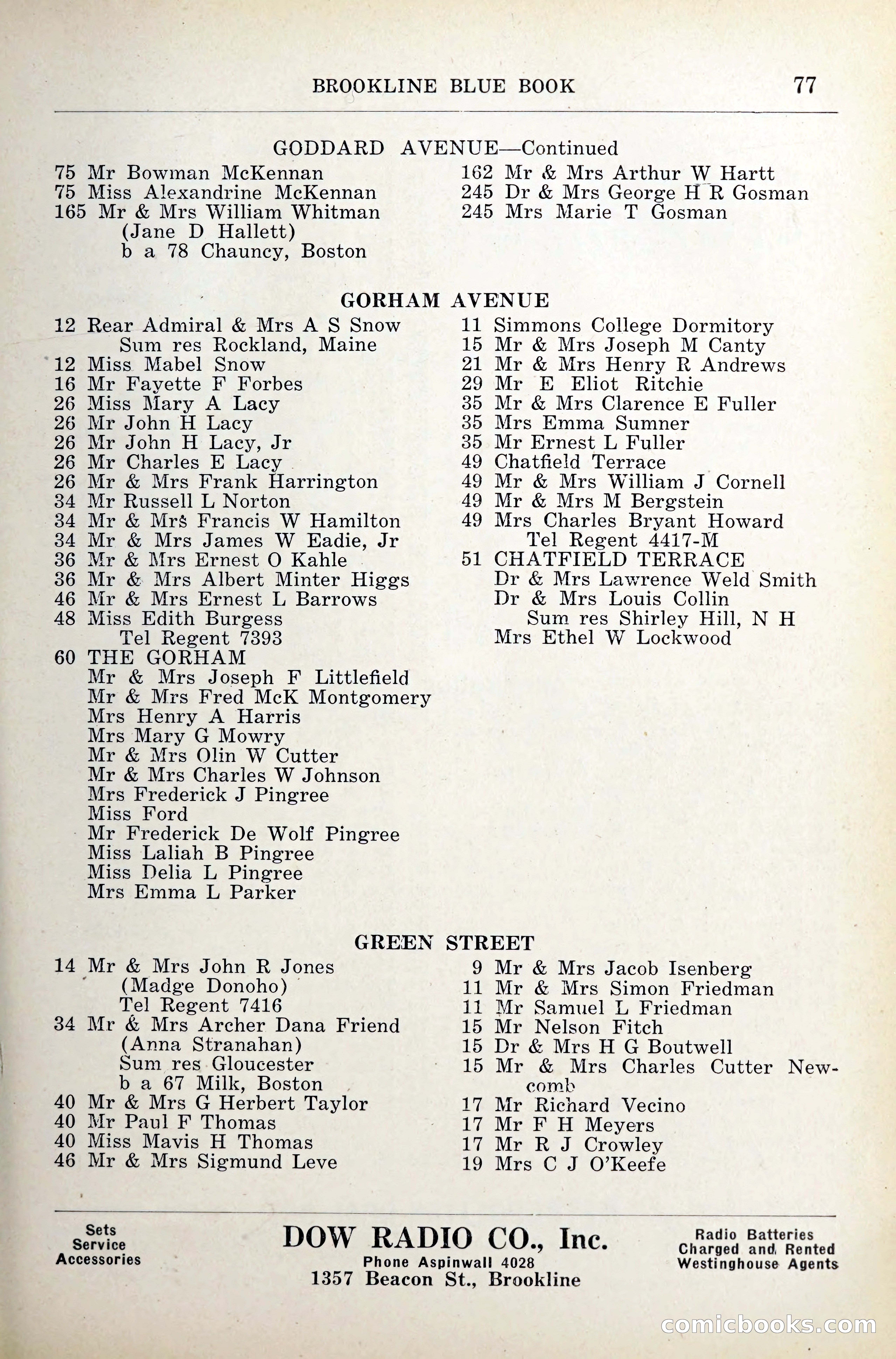 Blue Book of Brookline — page 114 of 341