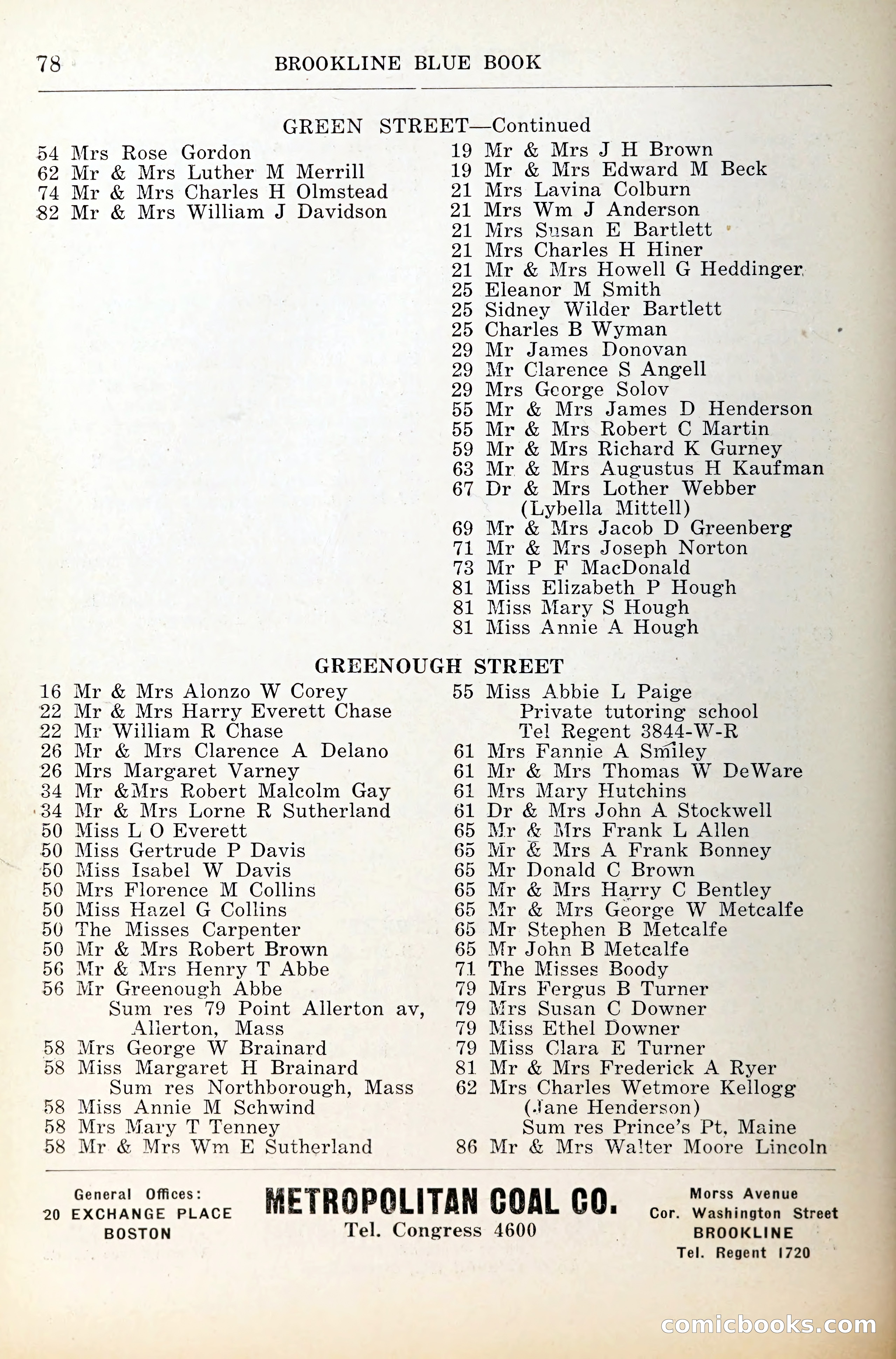 Blue Book of Brookline — page 115 of 341