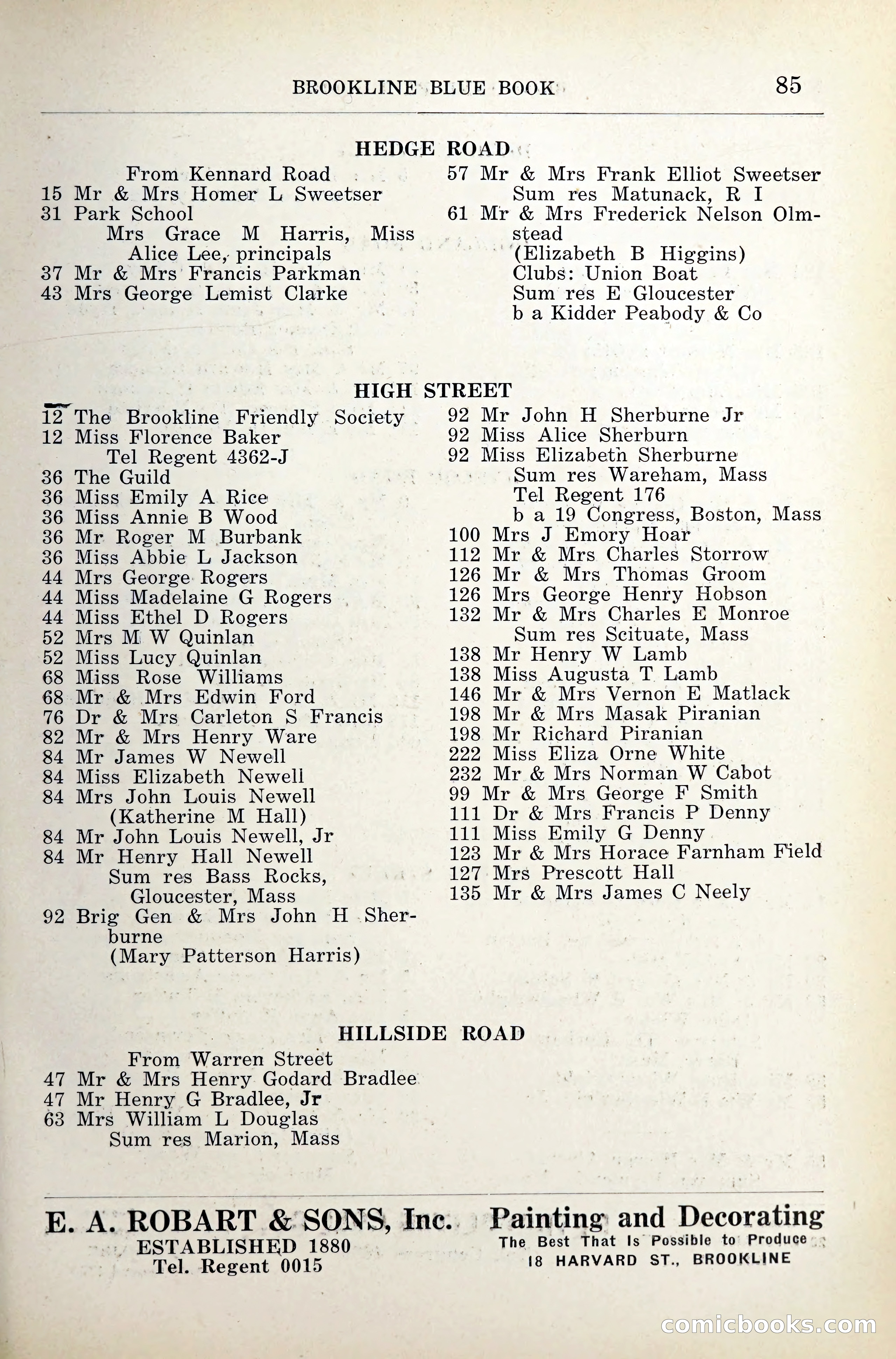 Blue Book of Brookline — page 124 of 341