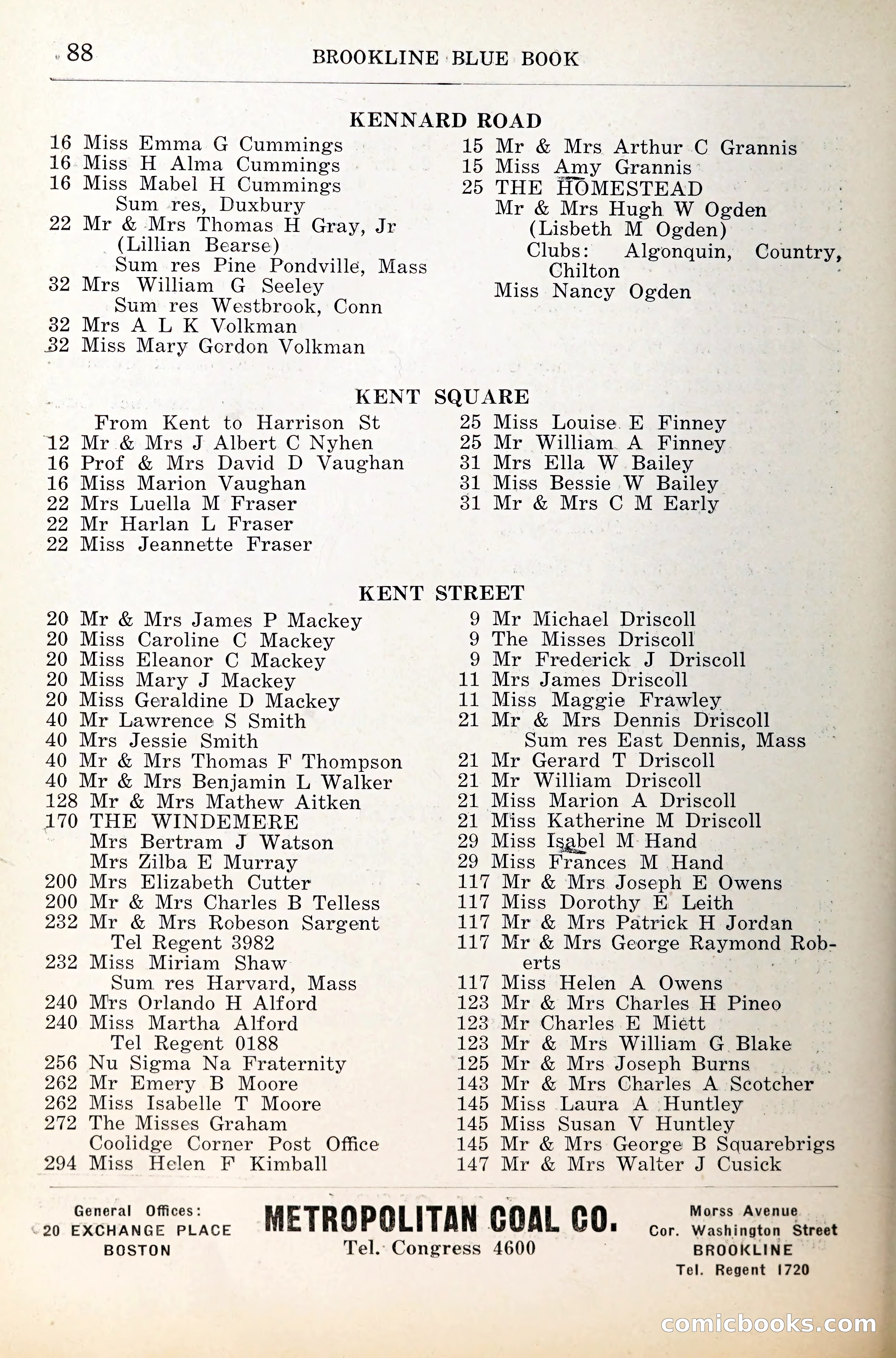 Blue Book of Brookline — page 127 of 341