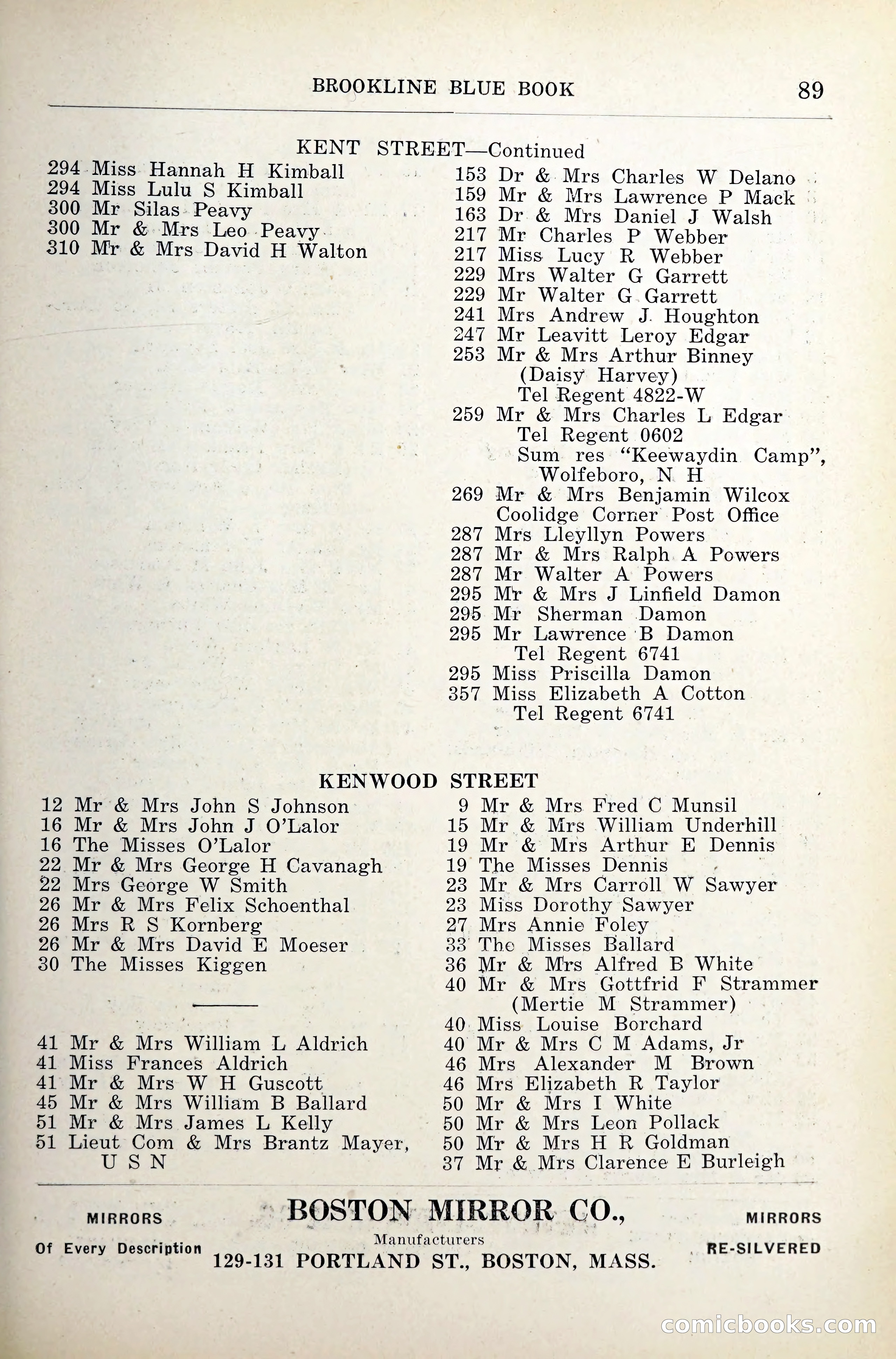 Blue Book of Brookline — page 128 of 341
