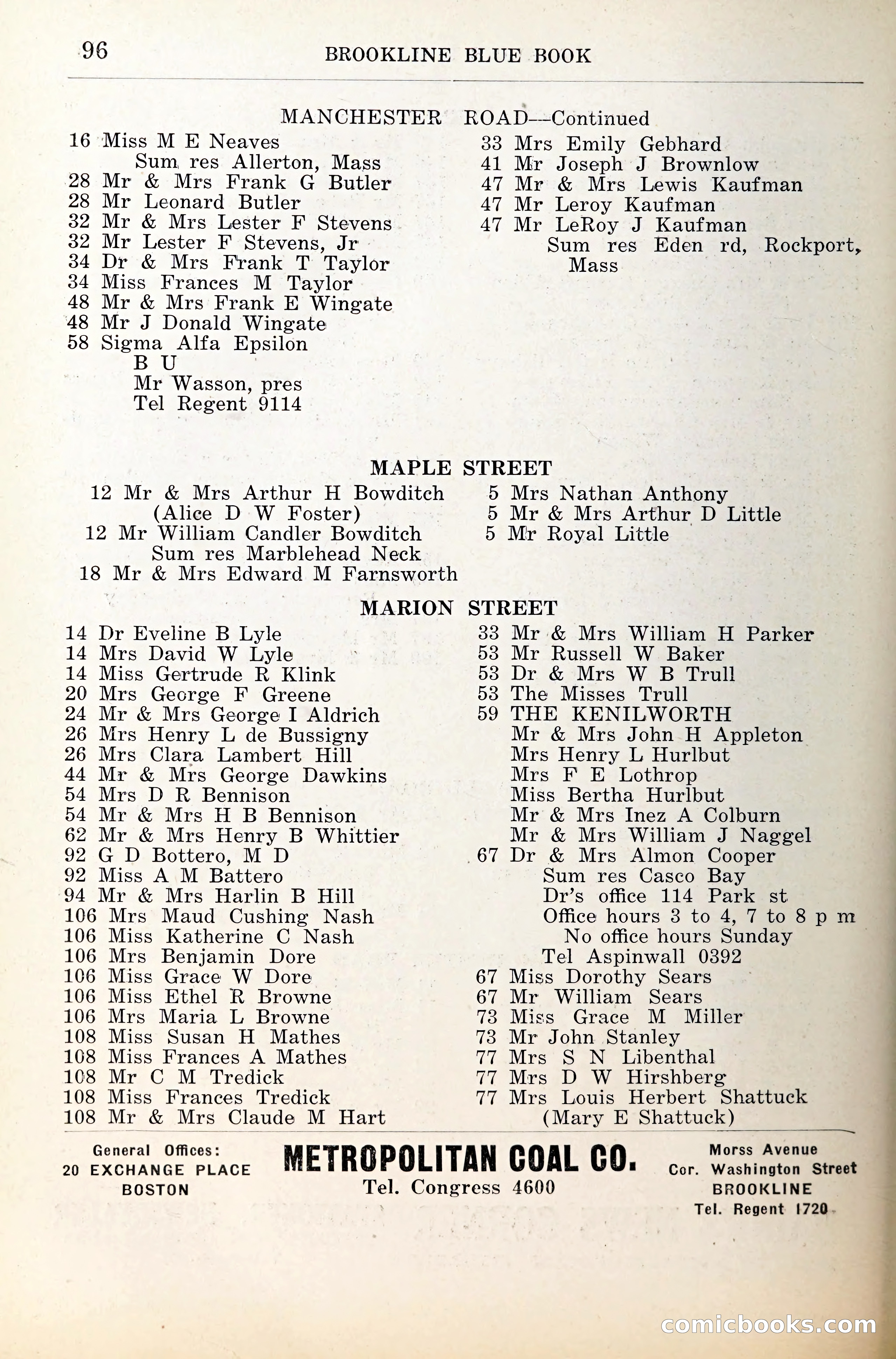 Blue Book of Brookline — page 135 of 341