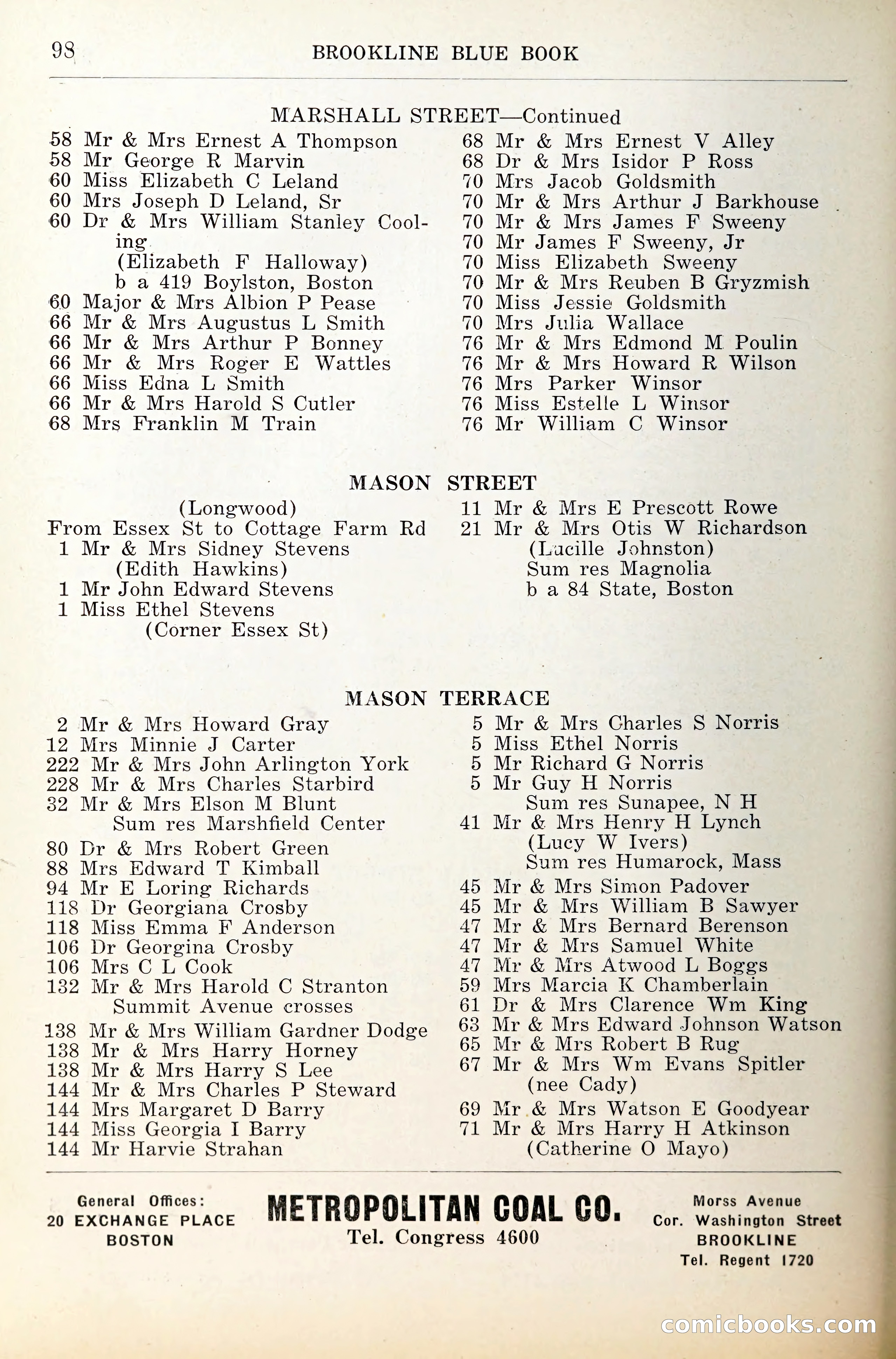 Blue Book of Brookline — page 137 of 341