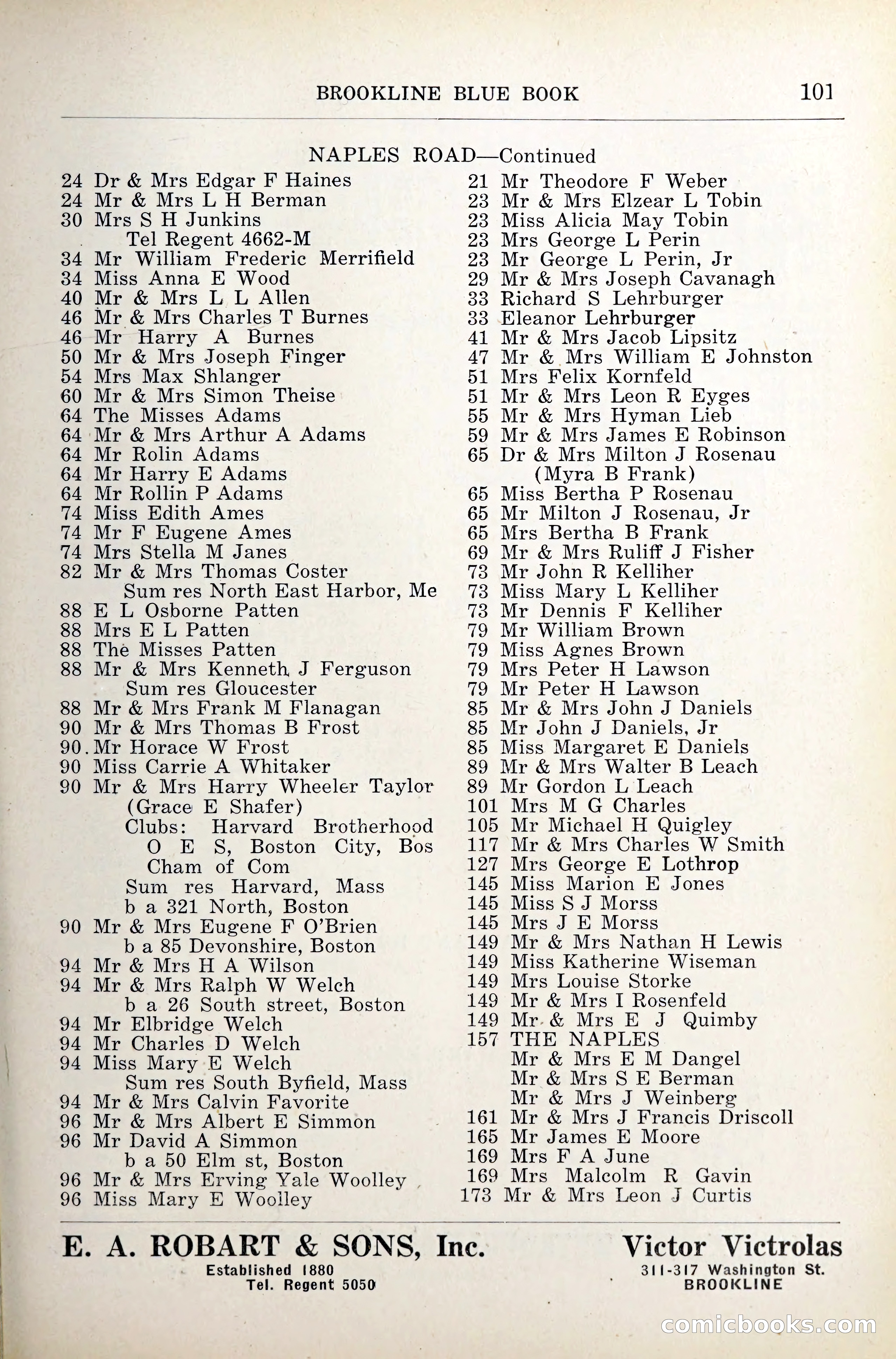 Blue Book of Brookline — page 140 of 341