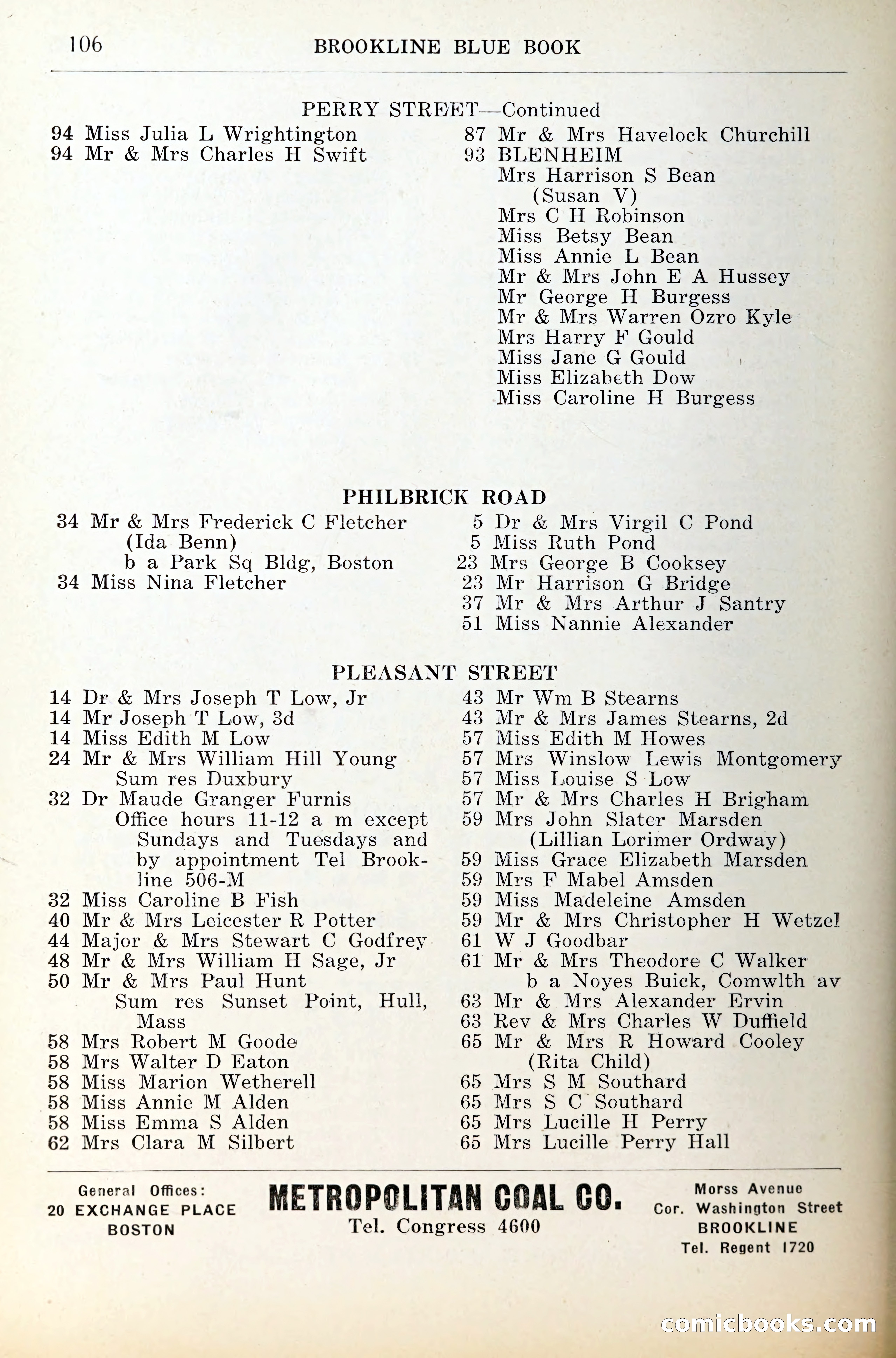 Blue Book of Brookline — page 145 of 341