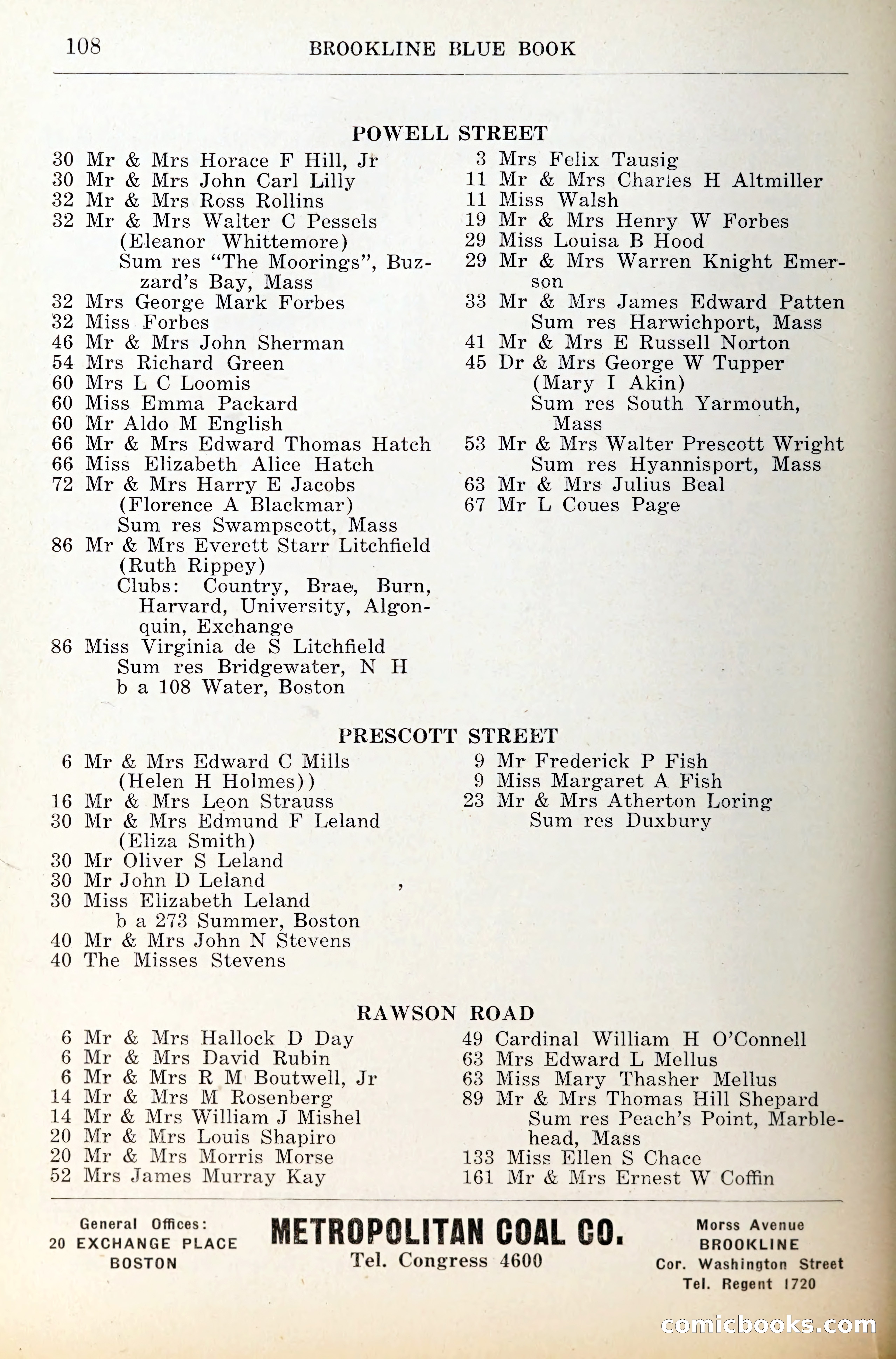 Blue Book of Brookline — page 147 of 341