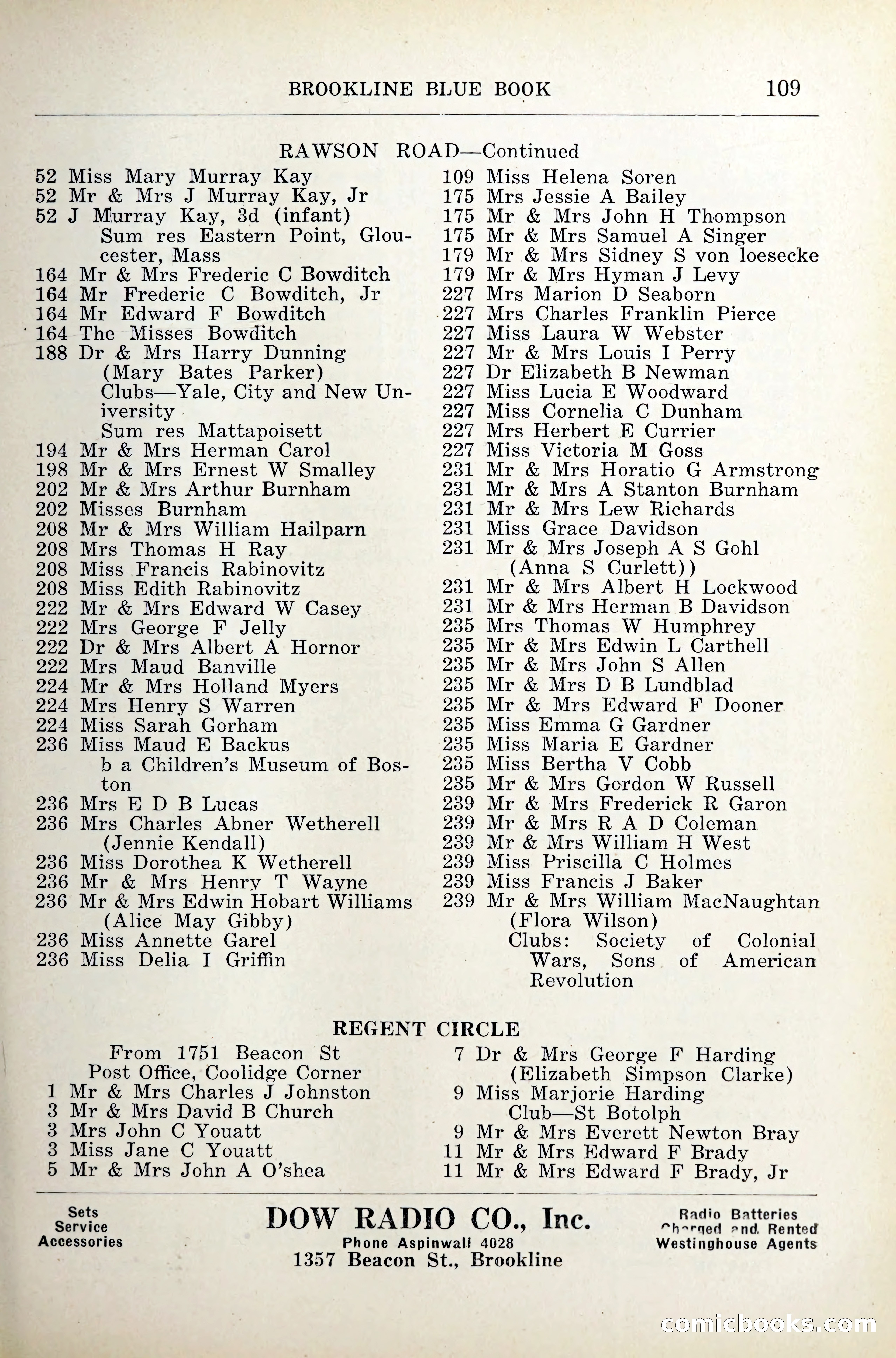 Blue Book of Brookline — page 148 of 341
