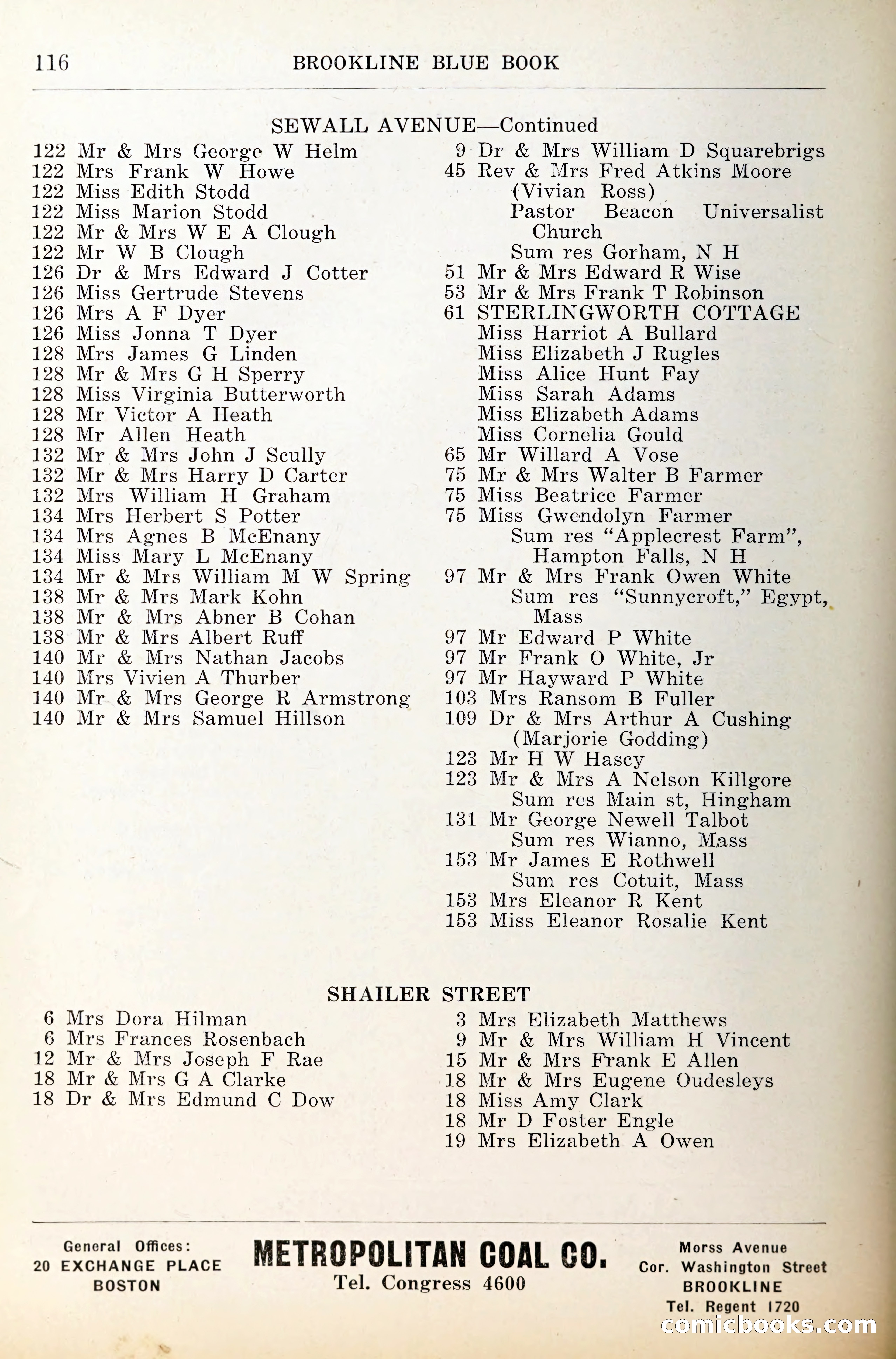 Blue Book of Brookline — page 155 of 341