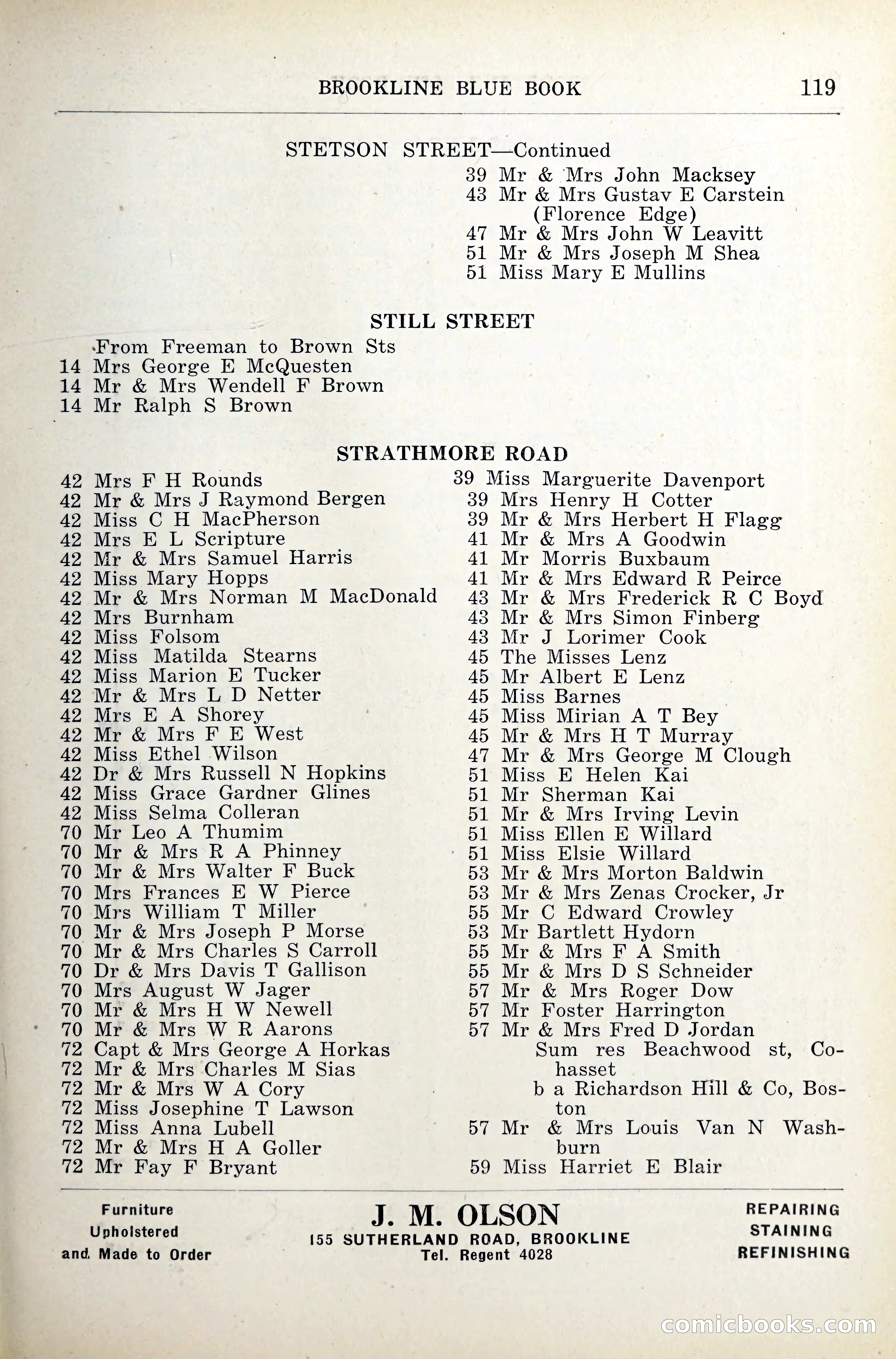 Blue Book of Brookline — page 158 of 341