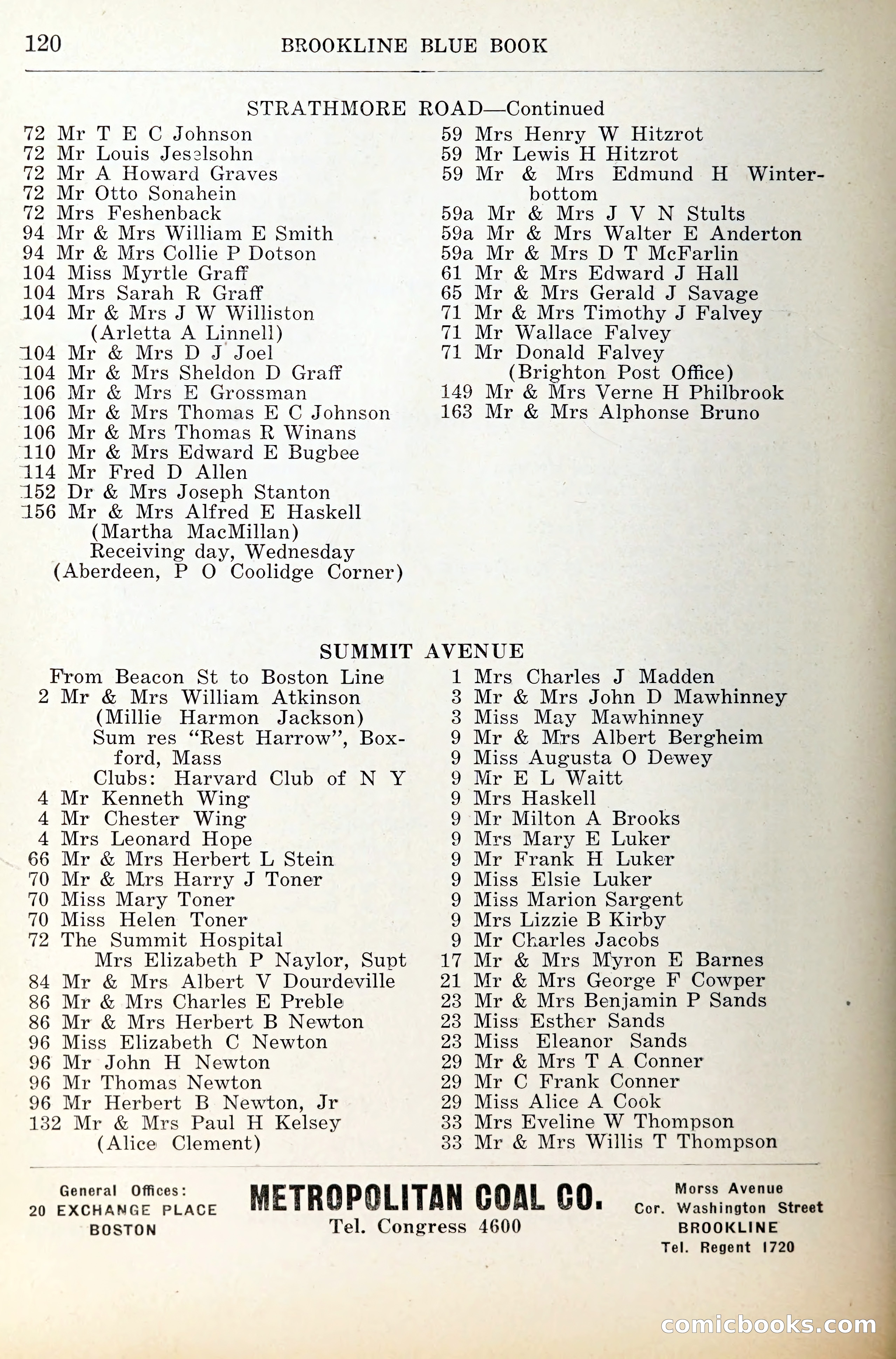 Blue Book of Brookline — page 159 of 341
