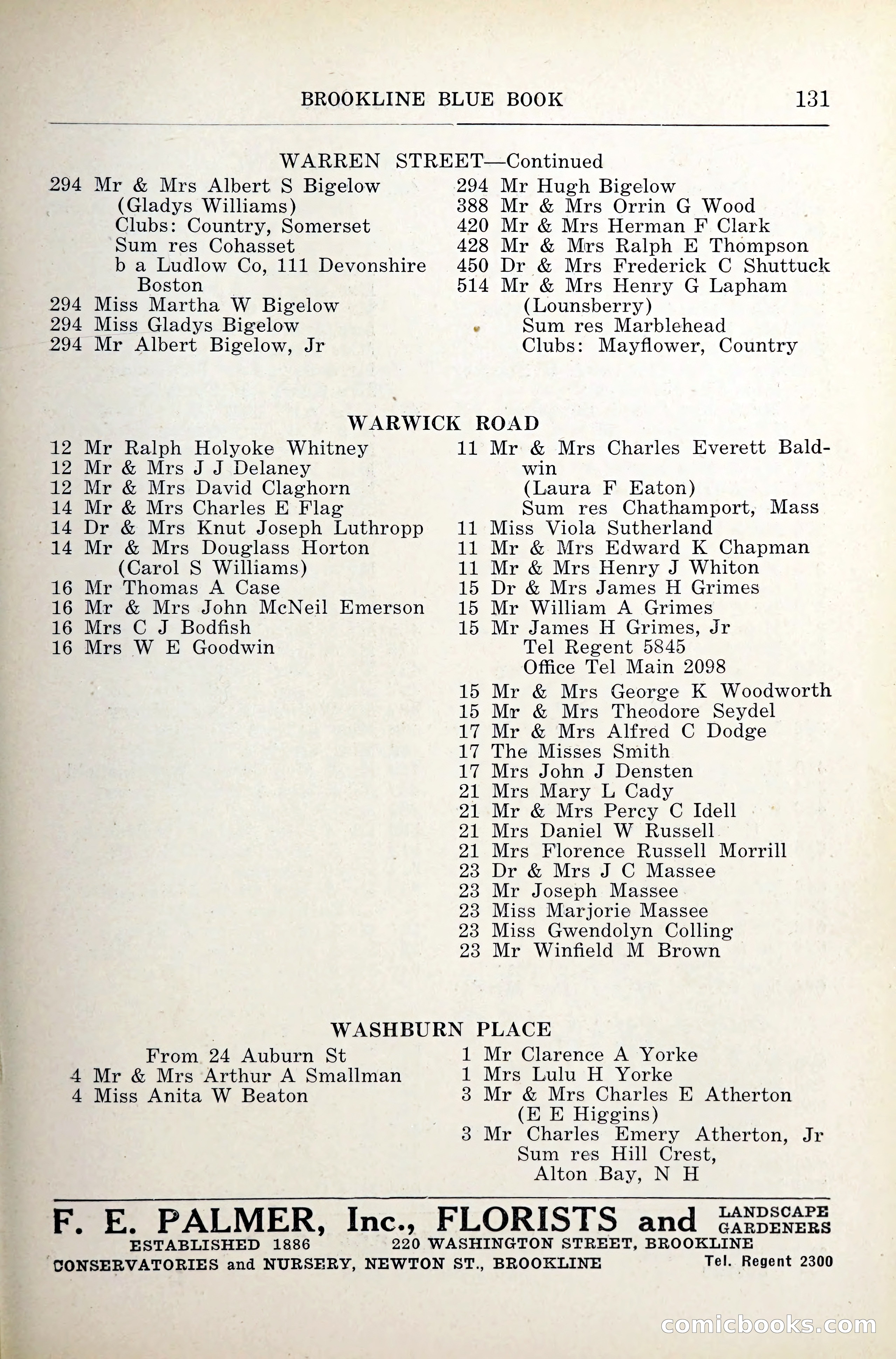 Blue Book of Brookline — page 172 of 341