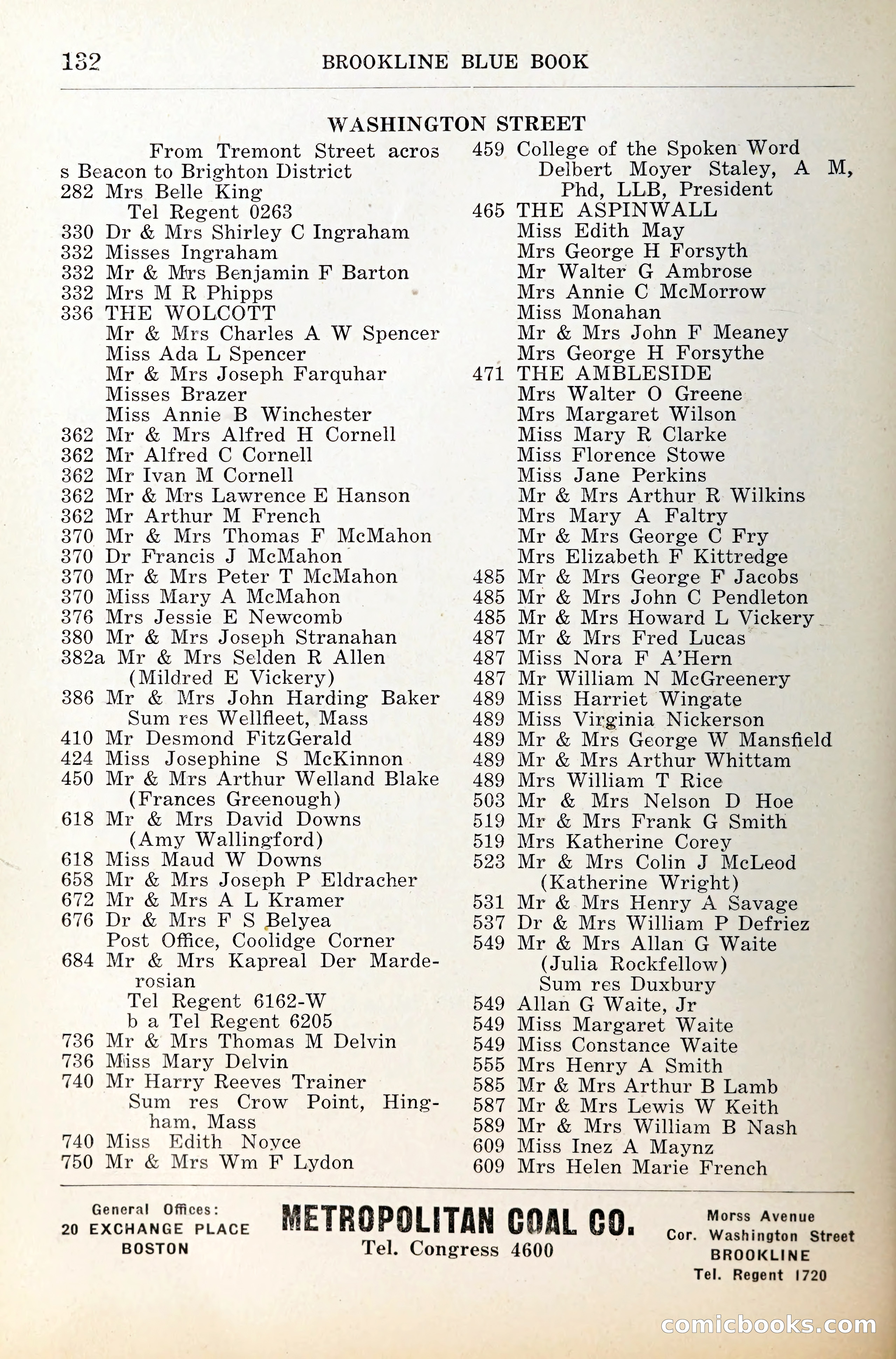 Blue Book of Brookline — page 173 of 341