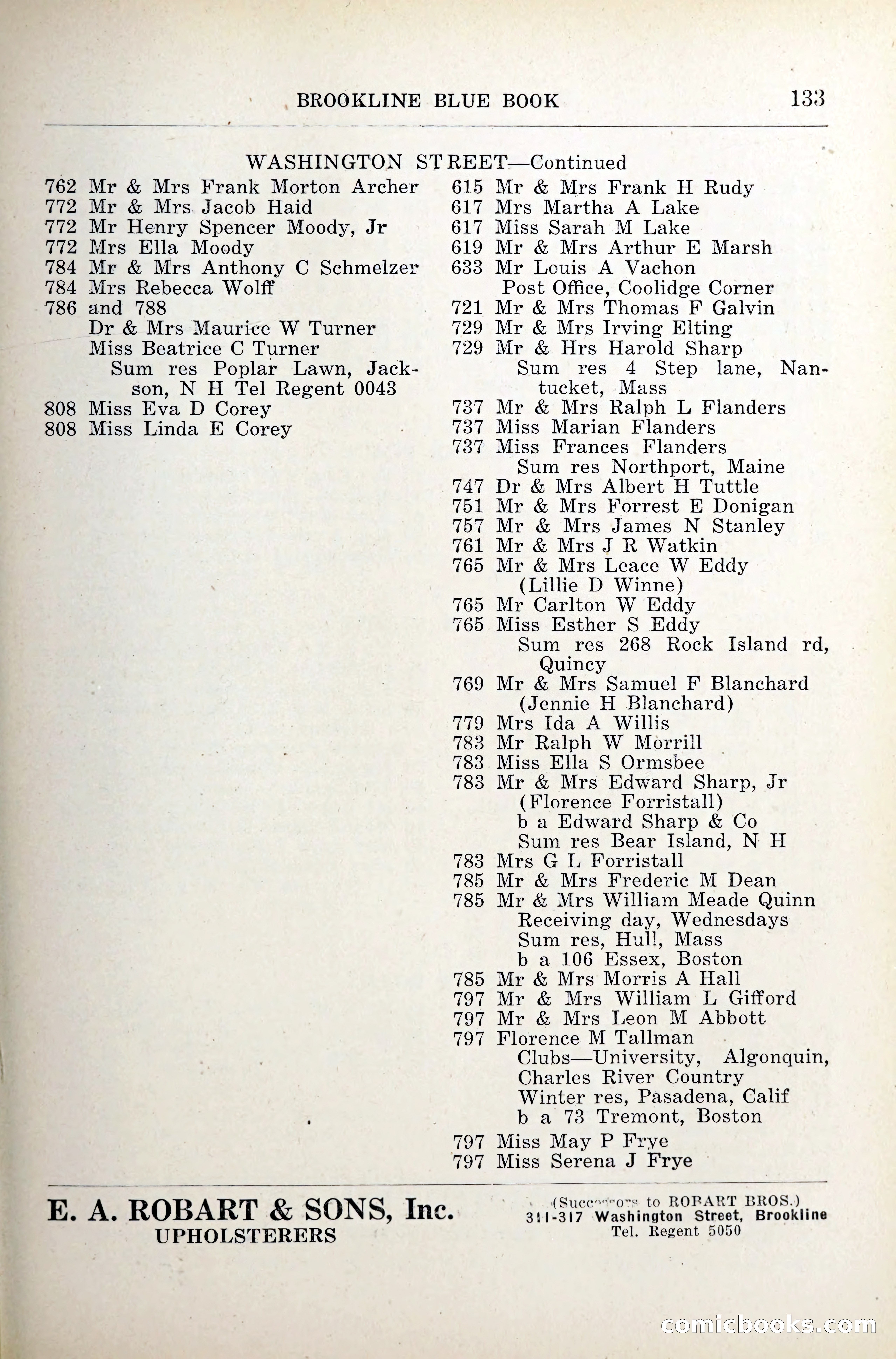 Blue Book of Brookline — page 174 of 341