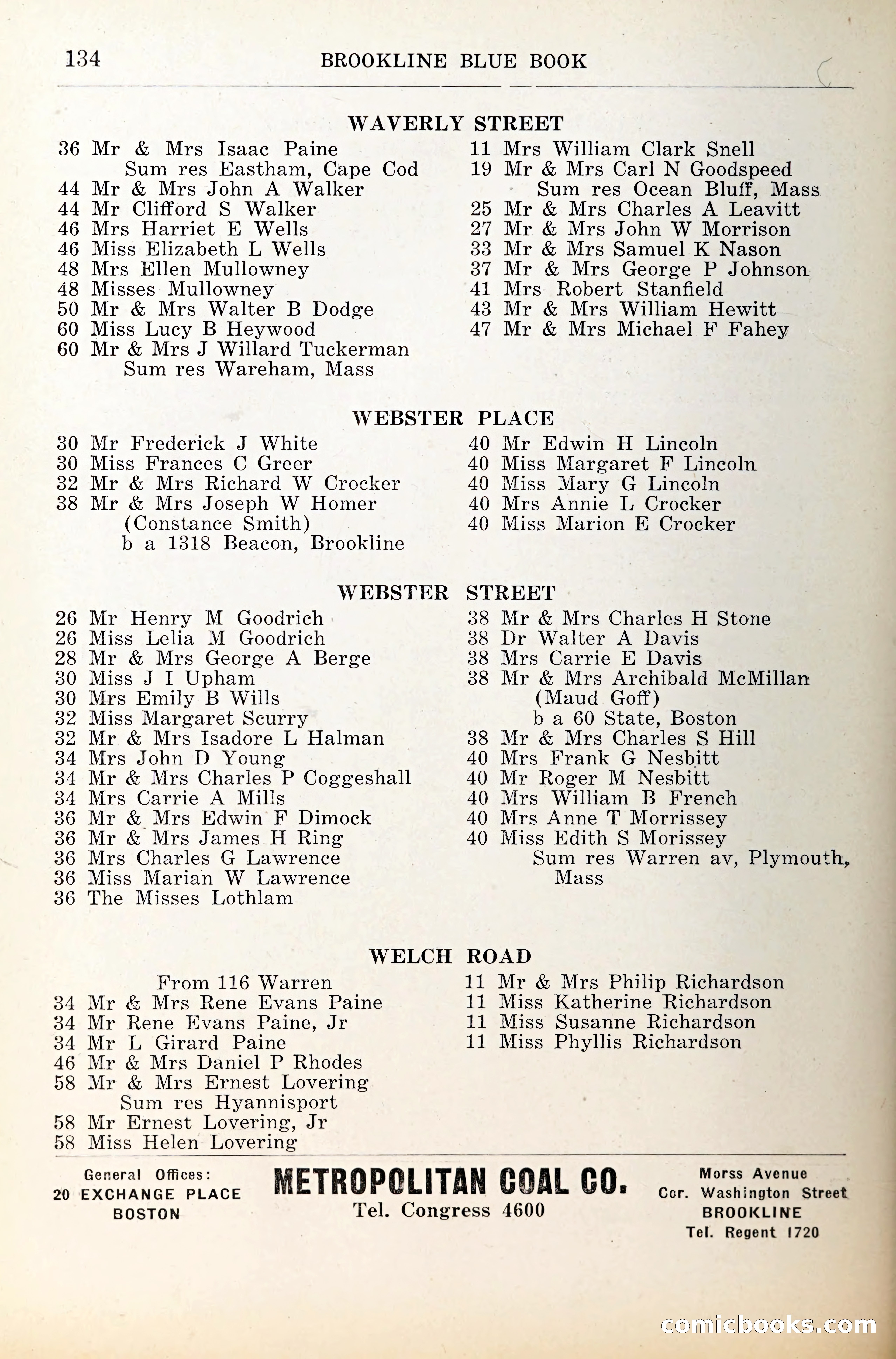 Blue Book of Brookline — page 175 of 341