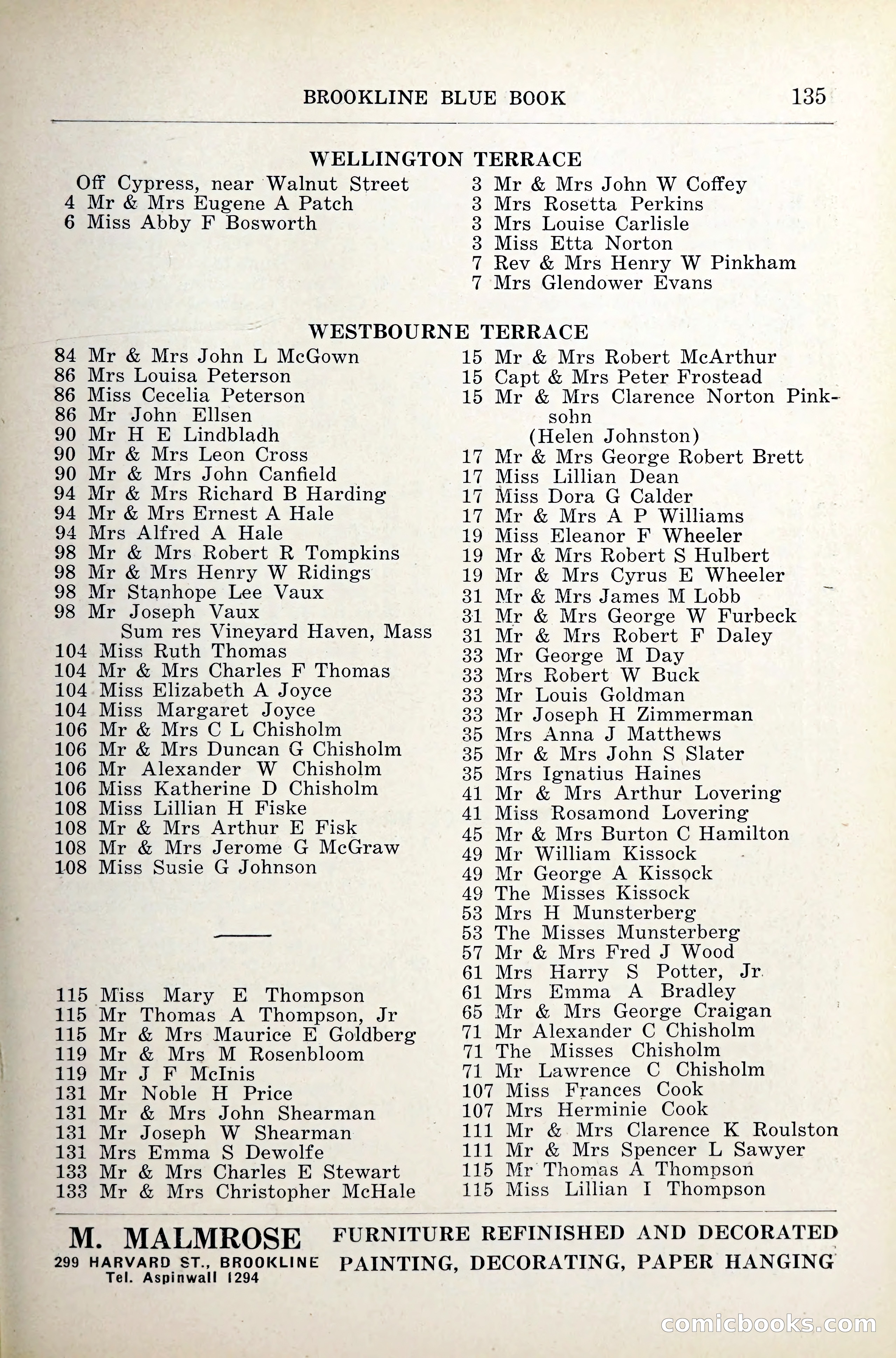 Blue Book of Brookline — page 176 of 341