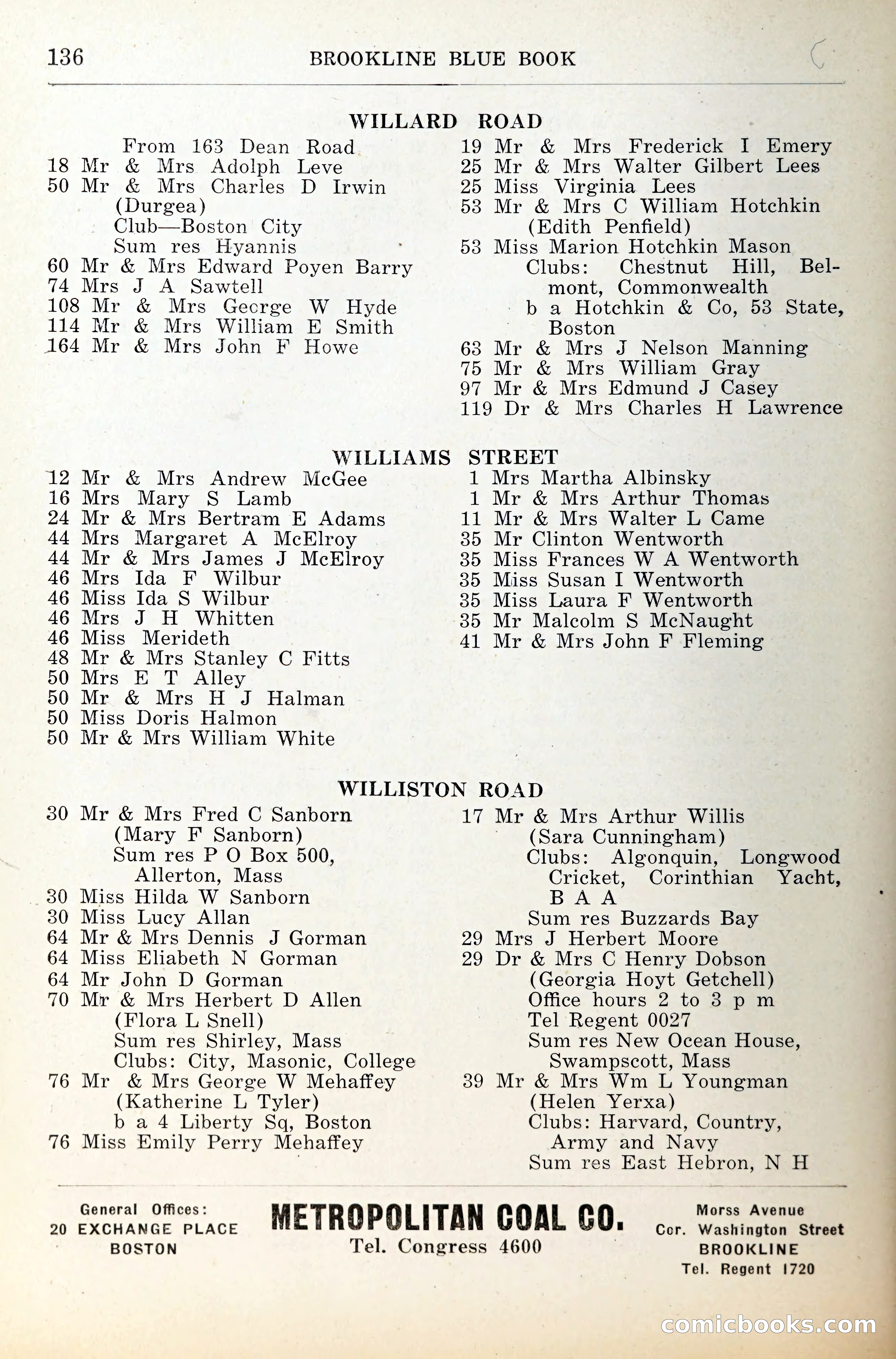 Blue Book of Brookline — page 177 of 341