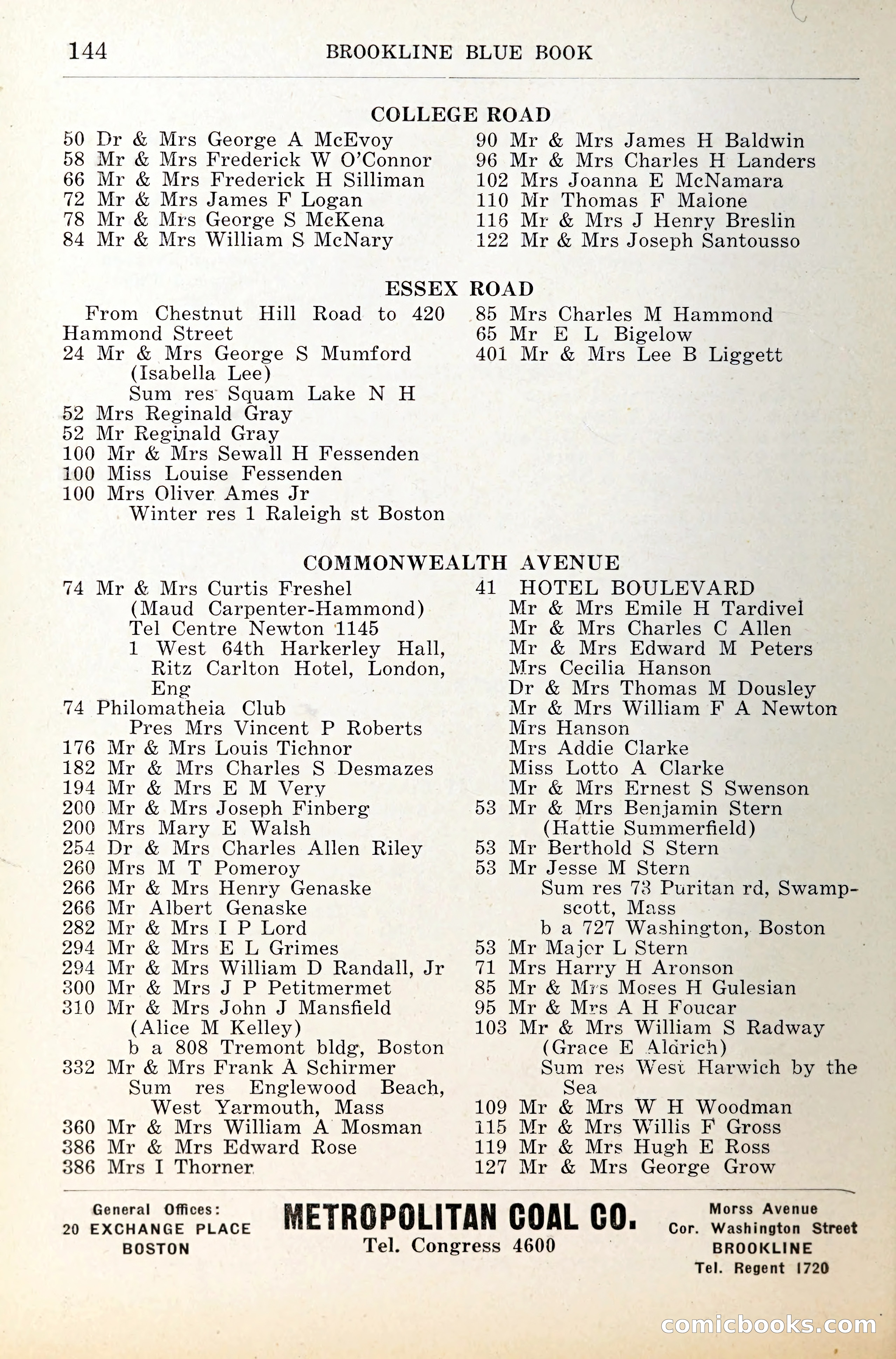 Blue Book of Brookline — page 185 of 341