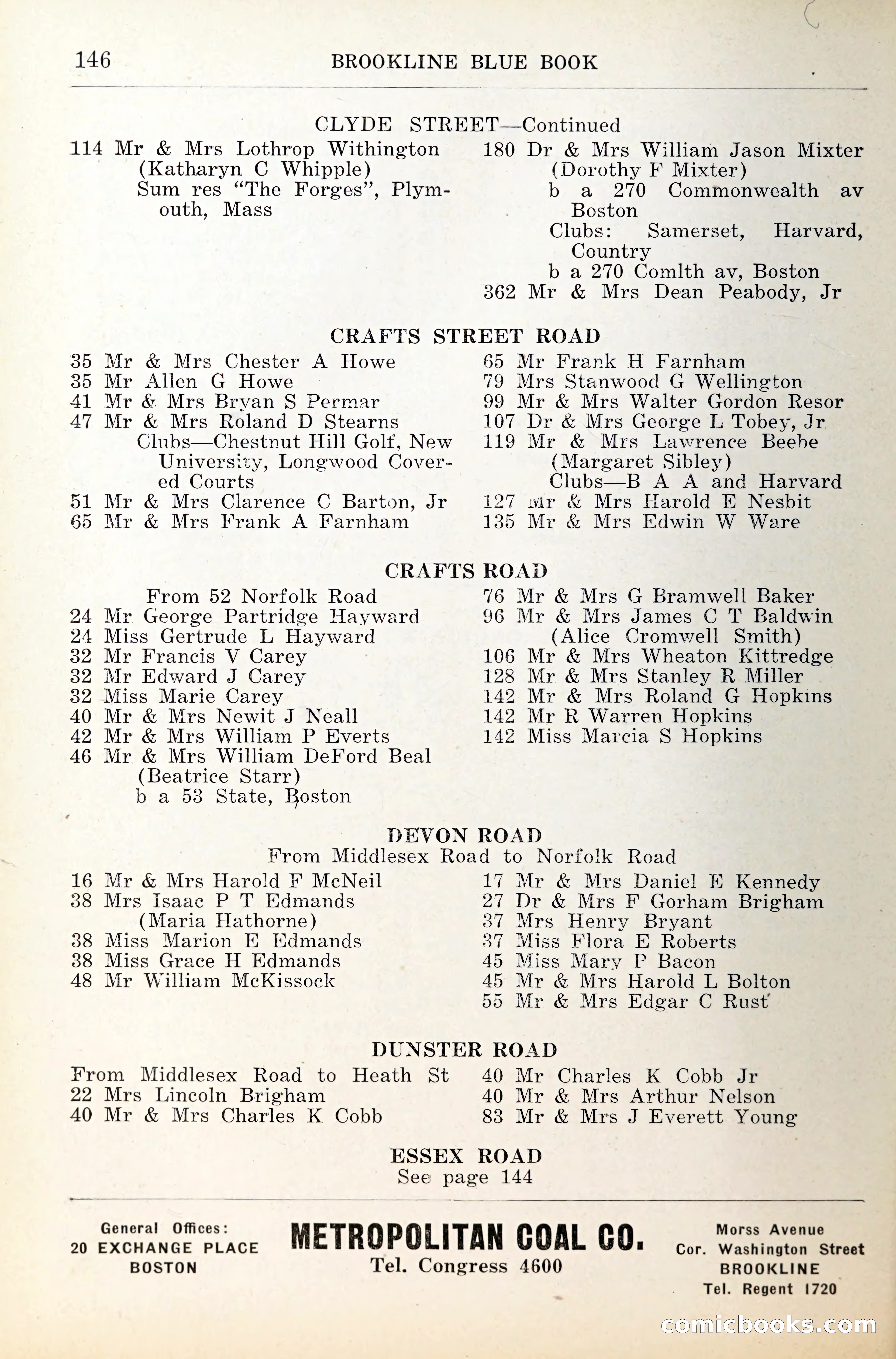 Blue Book of Brookline — page 187 of 341