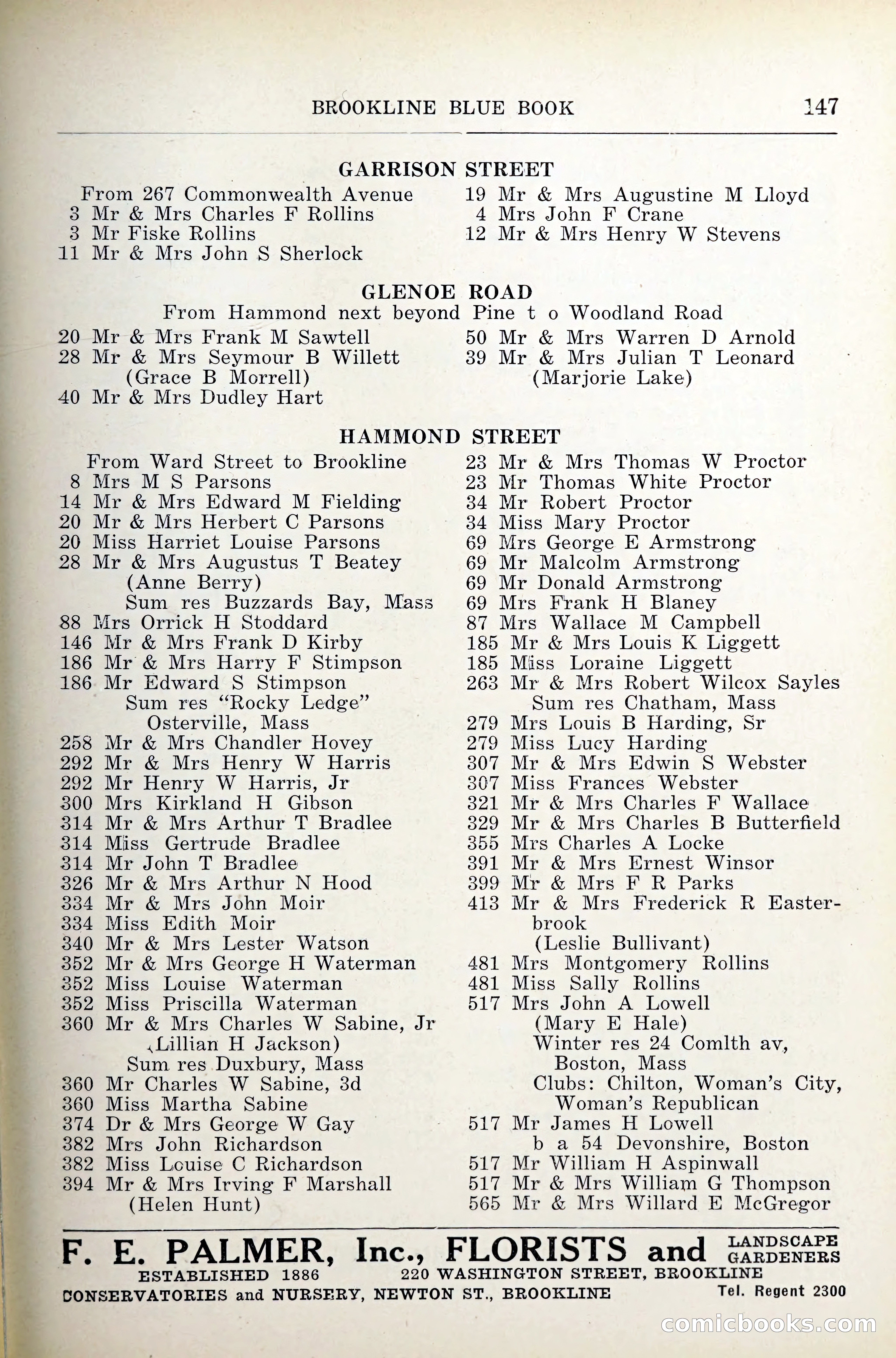 Blue Book of Brookline — page 188 of 341