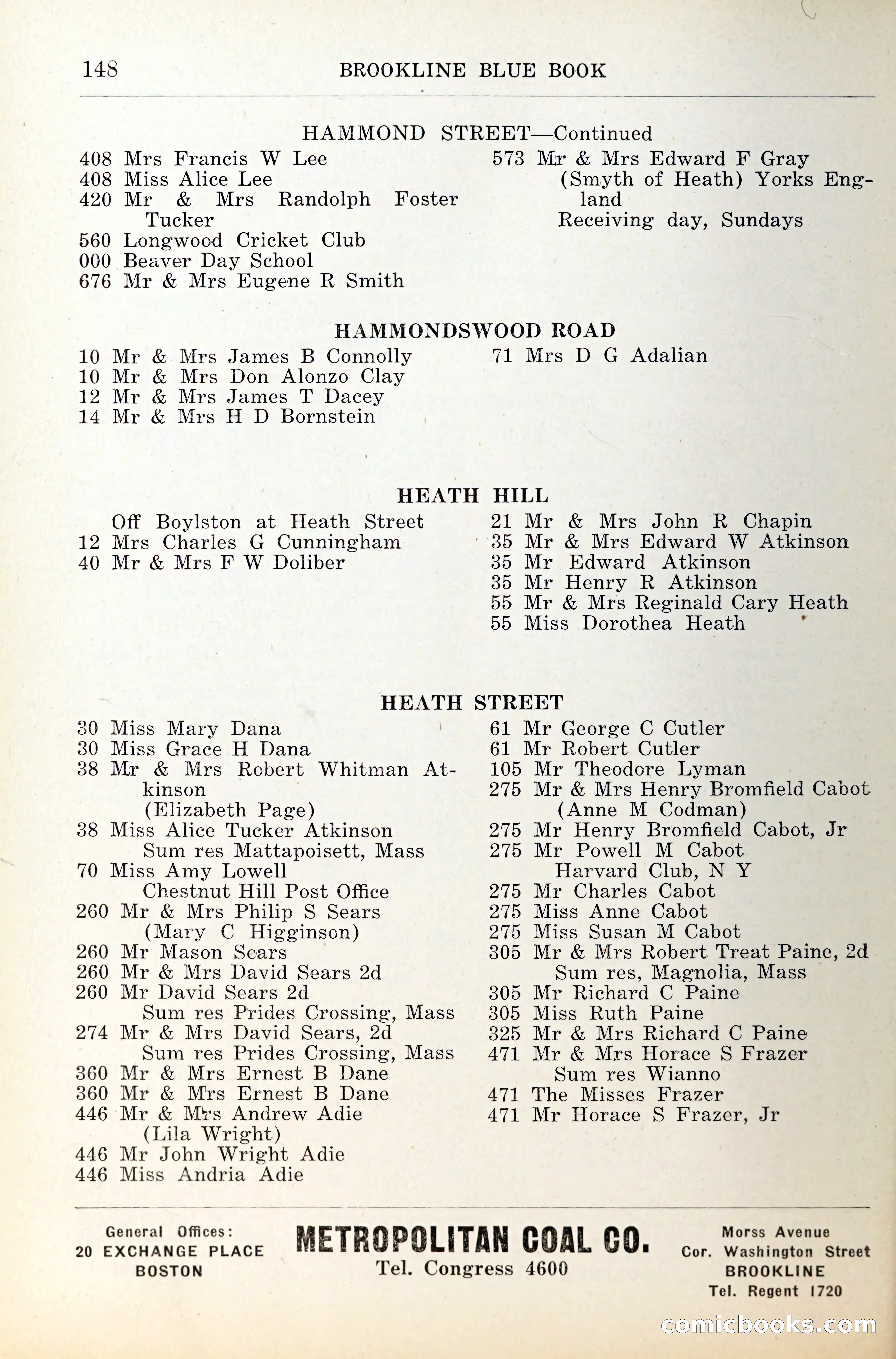 Blue Book of Brookline — page 189 of 341