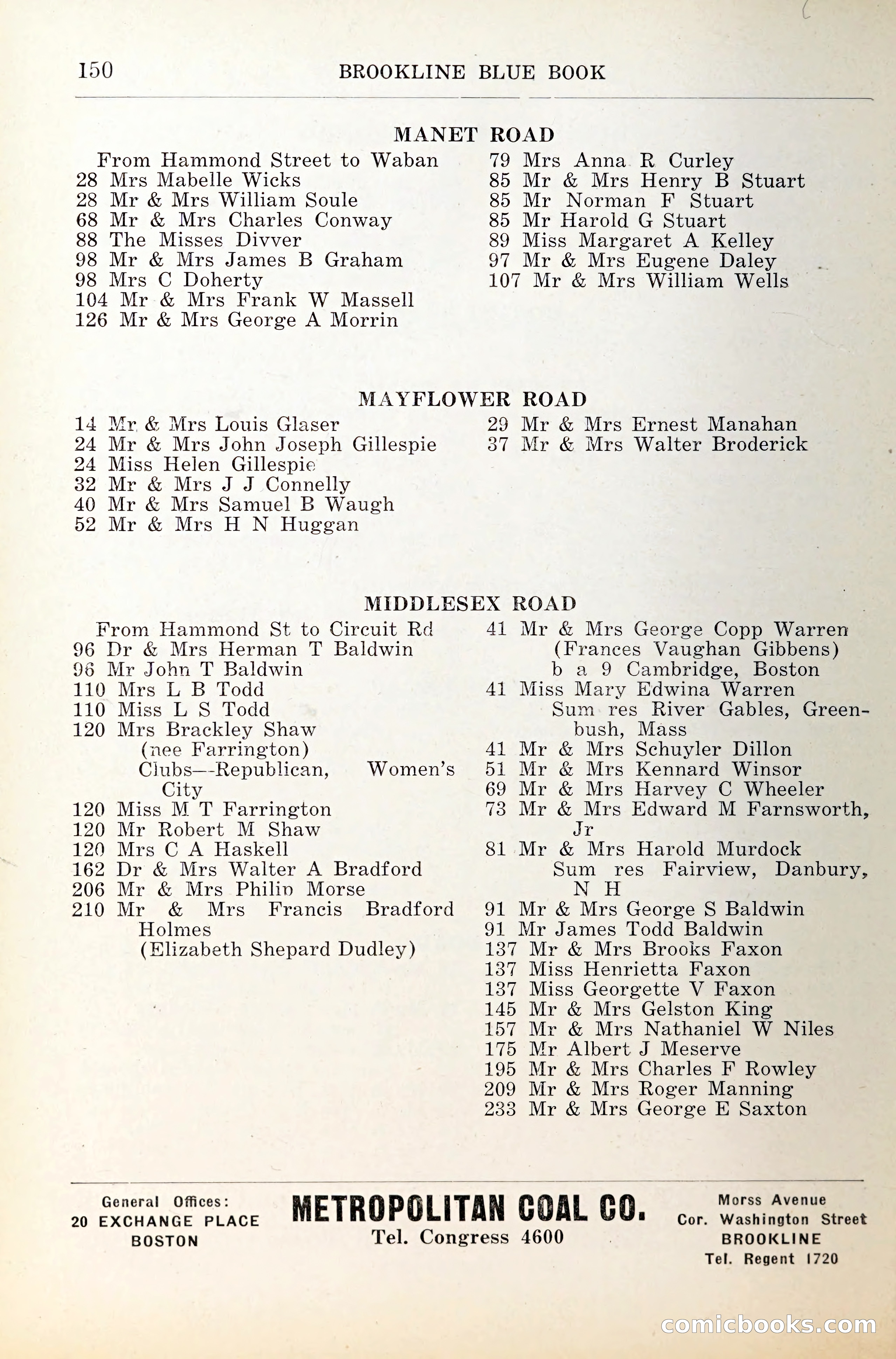 Blue Book of Brookline — page 191 of 341
