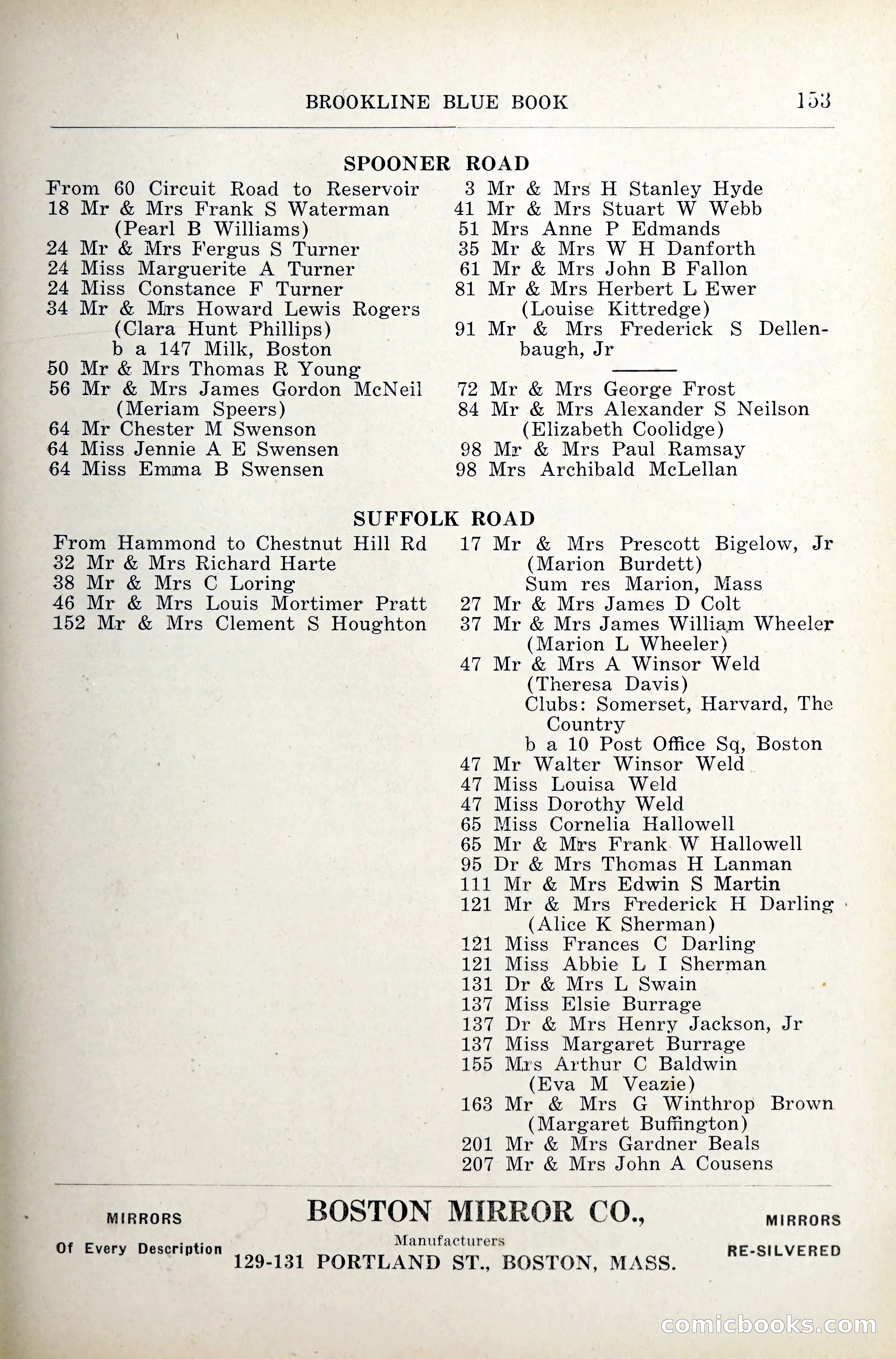 Blue Book of Brookline — page 194 of 341