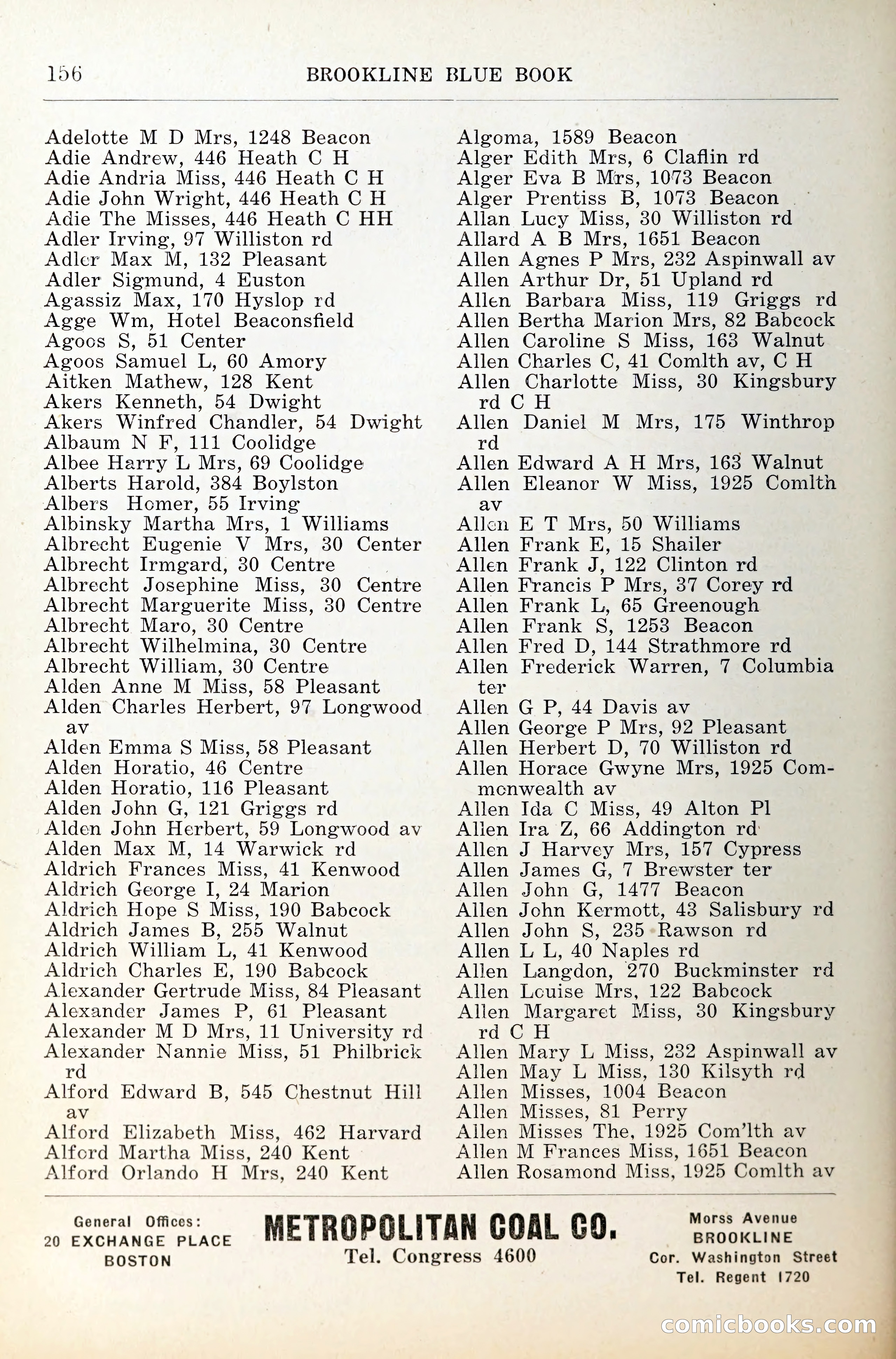 Blue Book of Brookline — page 197 of 341