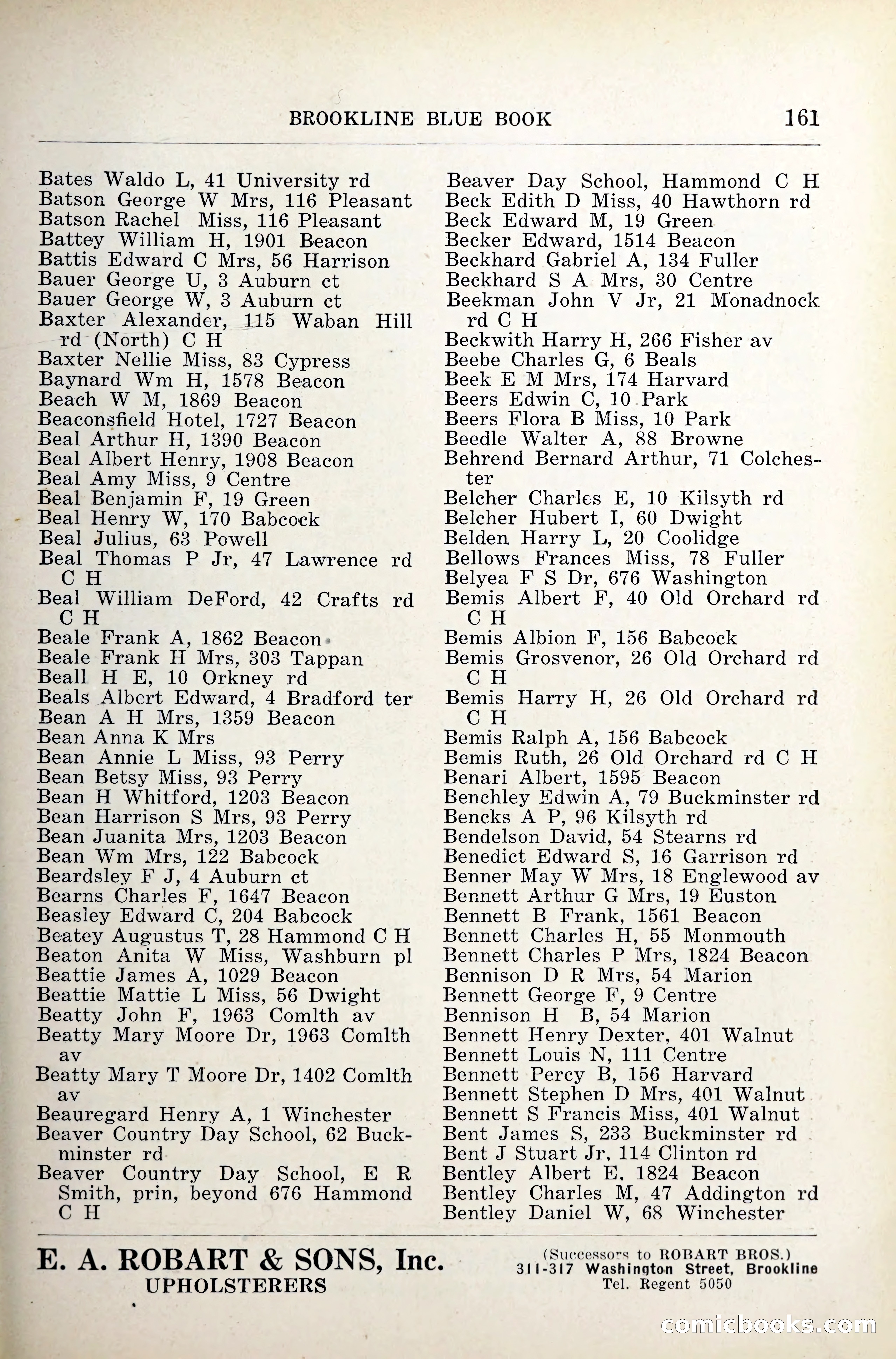 Blue Book of Brookline — page 202 of 341