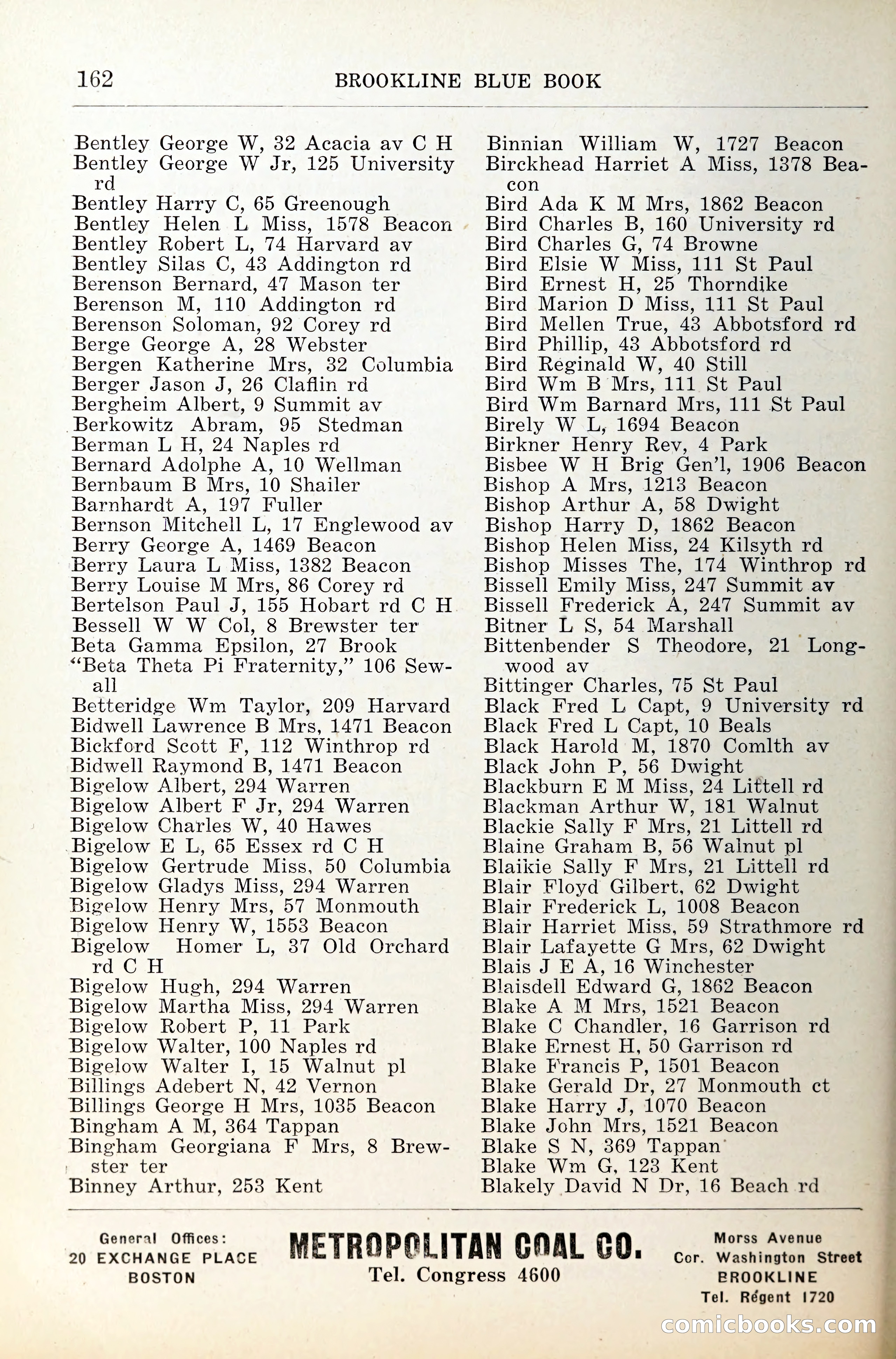 Blue Book of Brookline — page 203 of 341