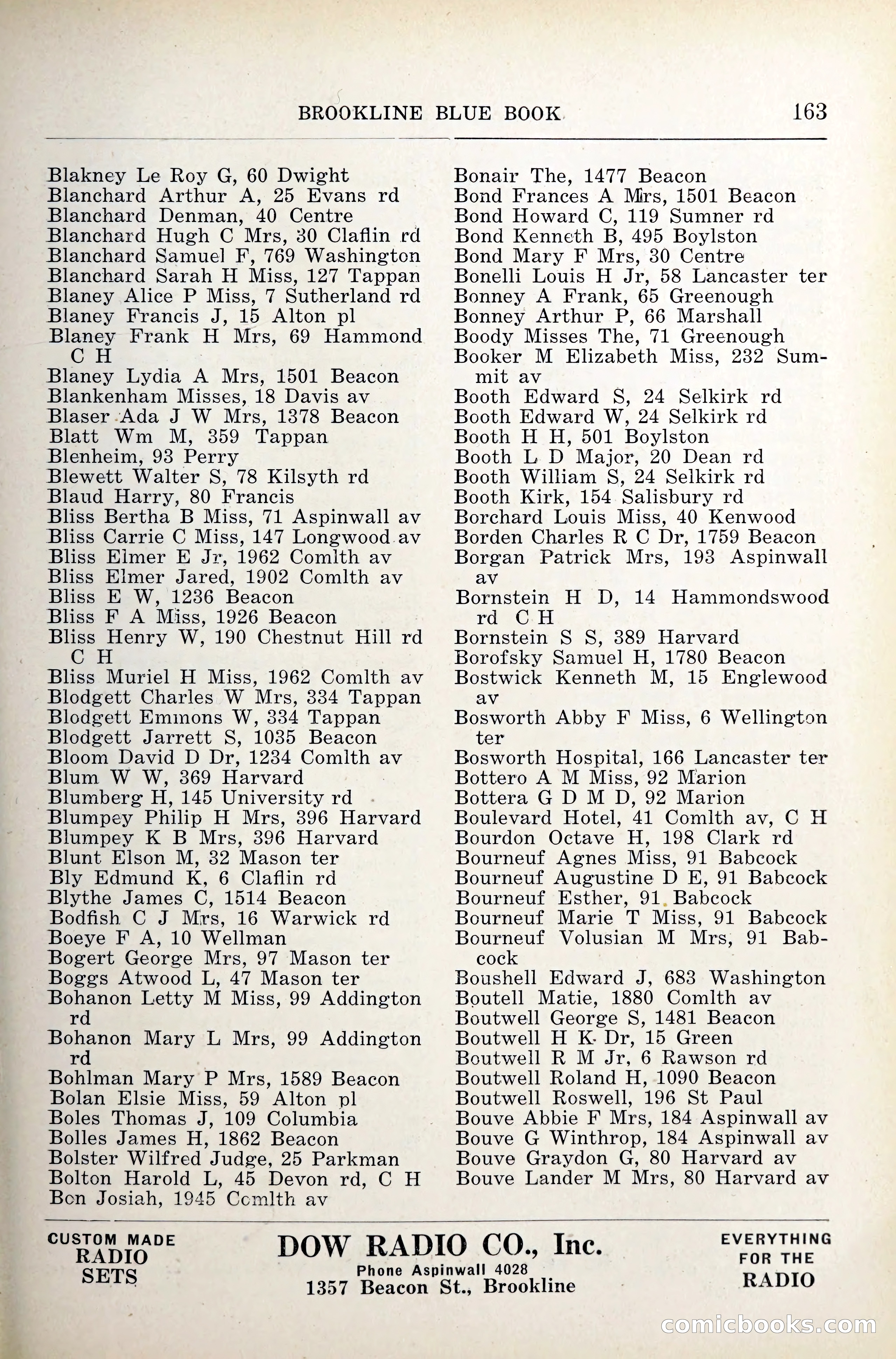 Blue Book of Brookline — page 204 of 341
