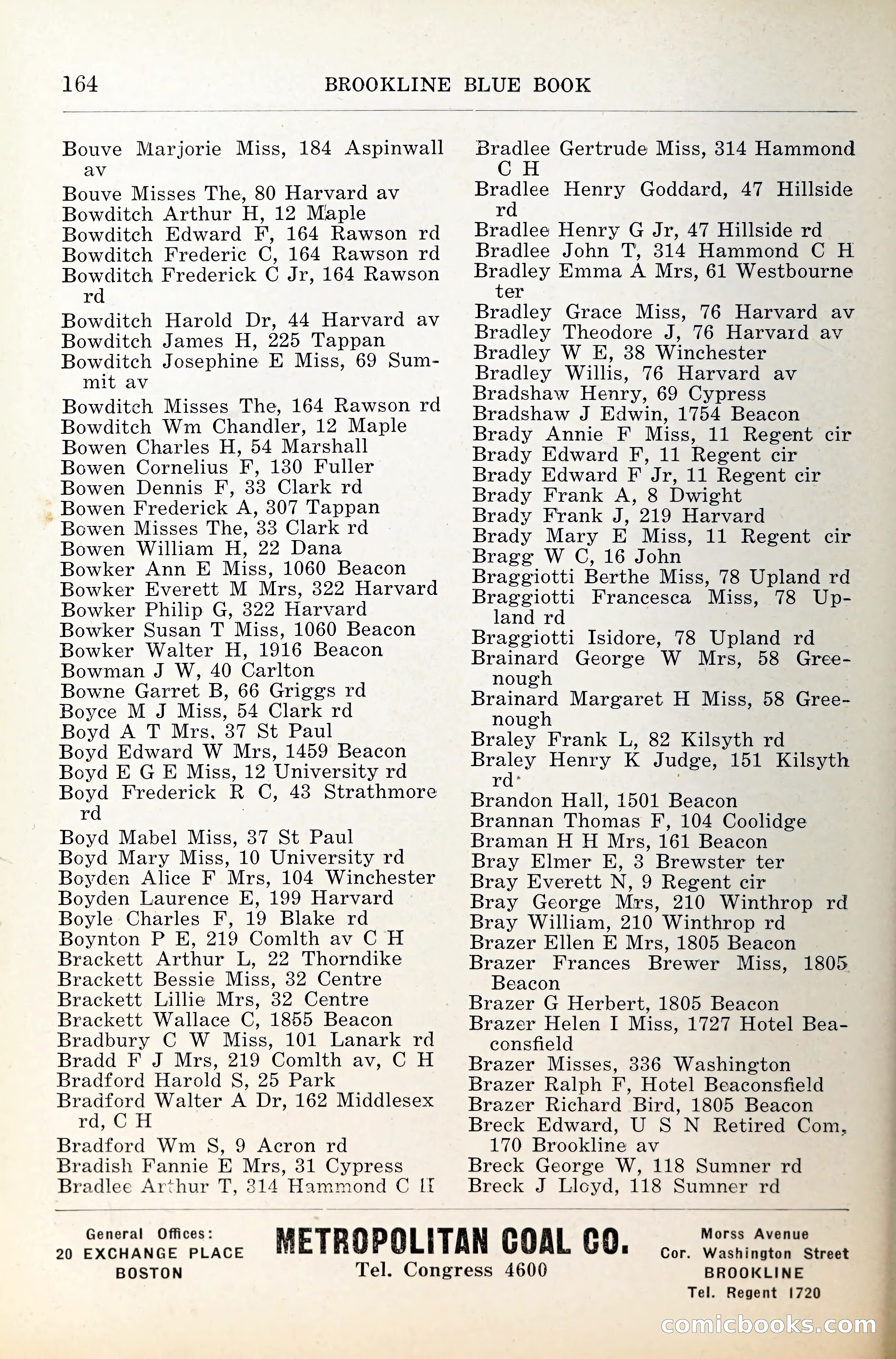 Blue Book of Brookline — page 205 of 341