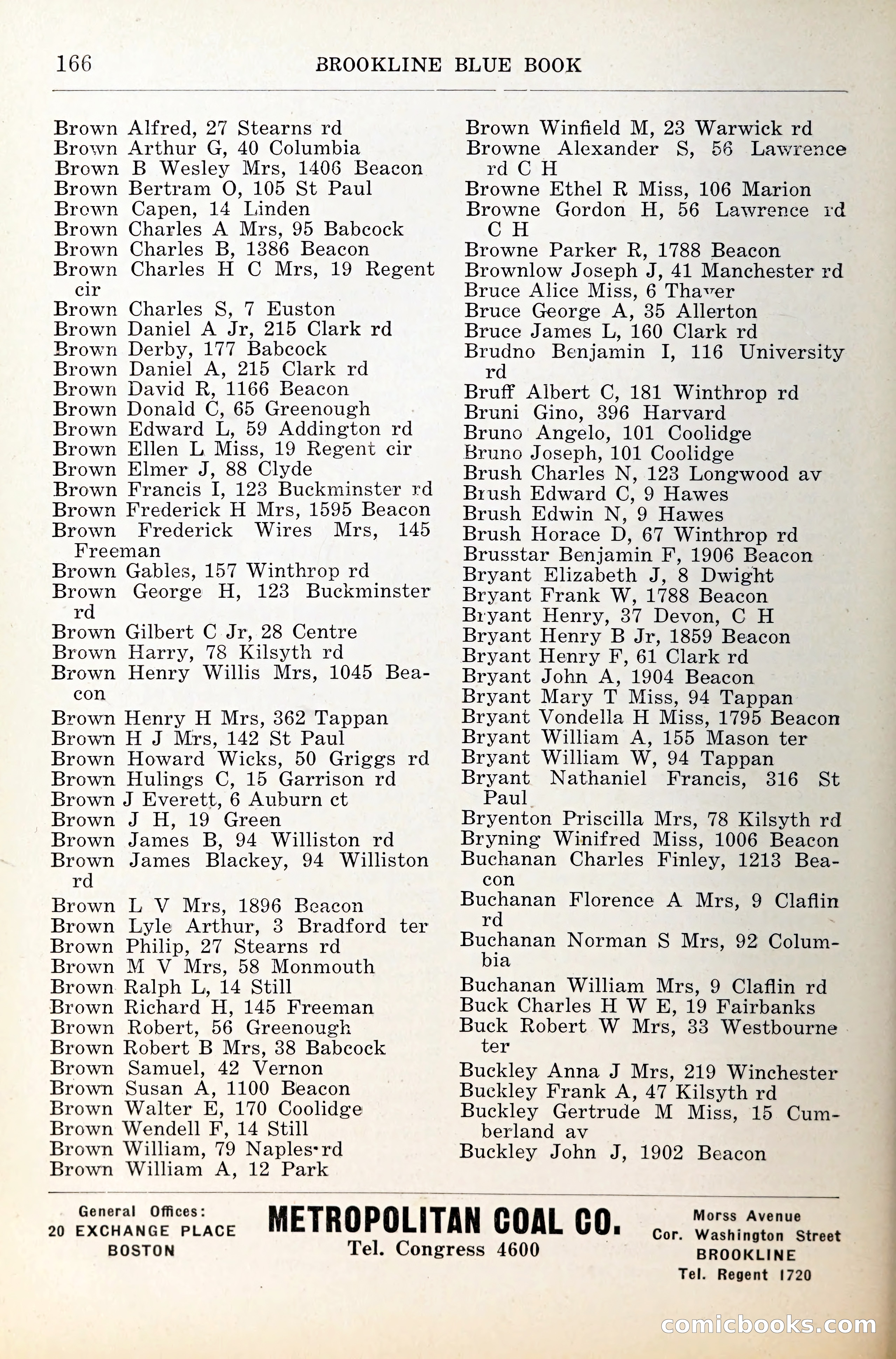 Blue Book of Brookline — page 207 of 341