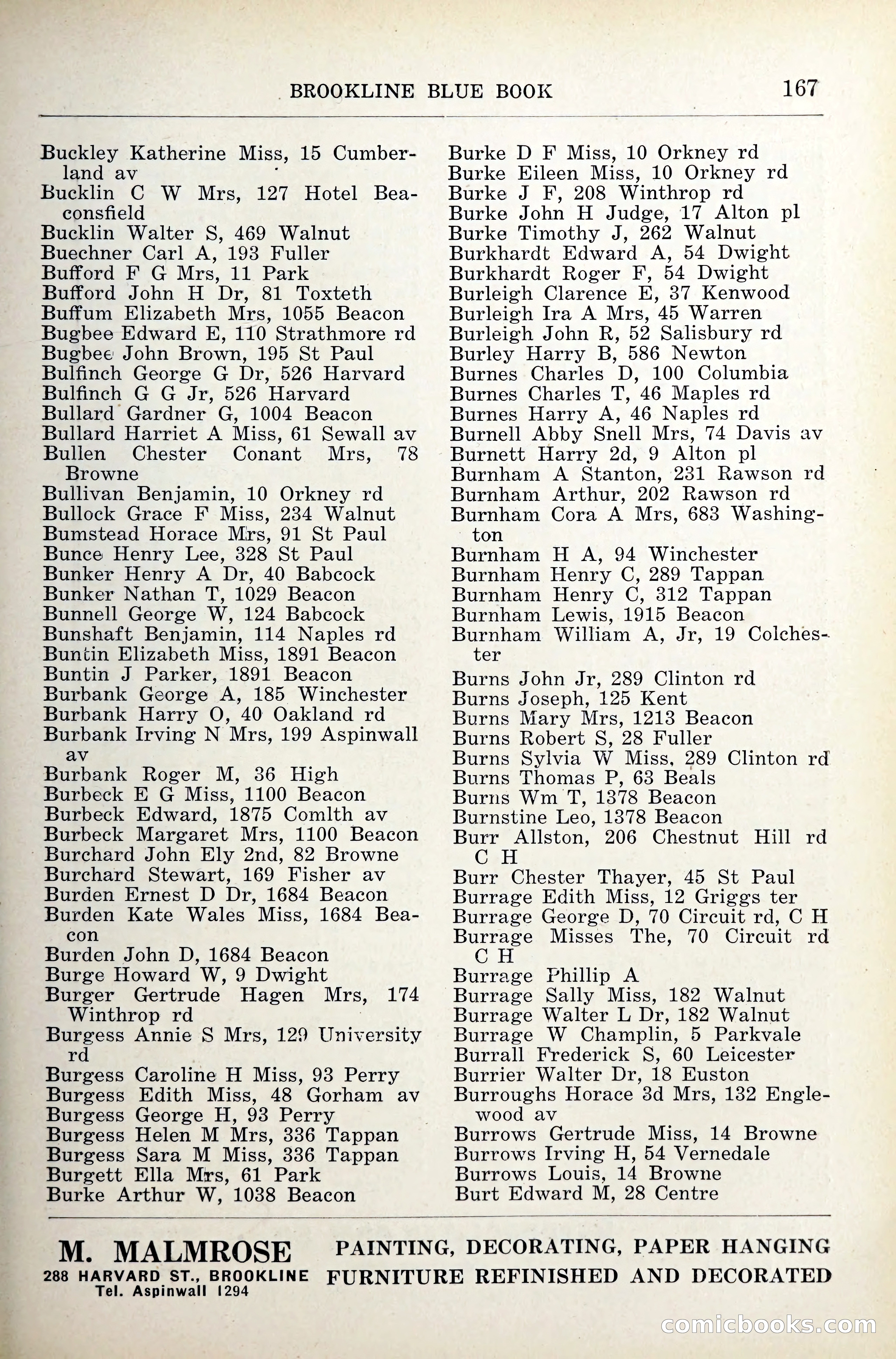 Blue Book of Brookline — page 208 of 341