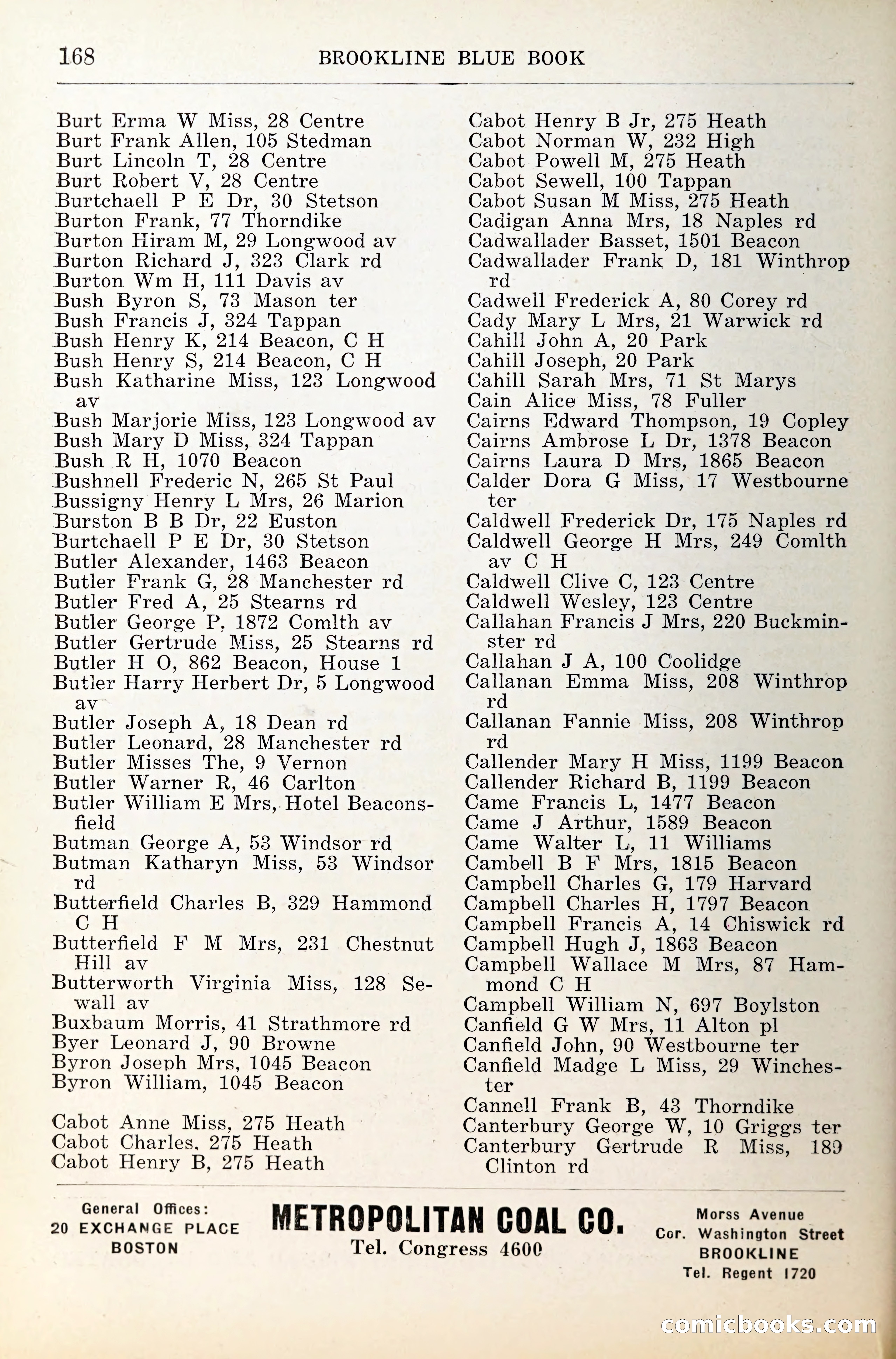 Blue Book of Brookline — page 209 of 341