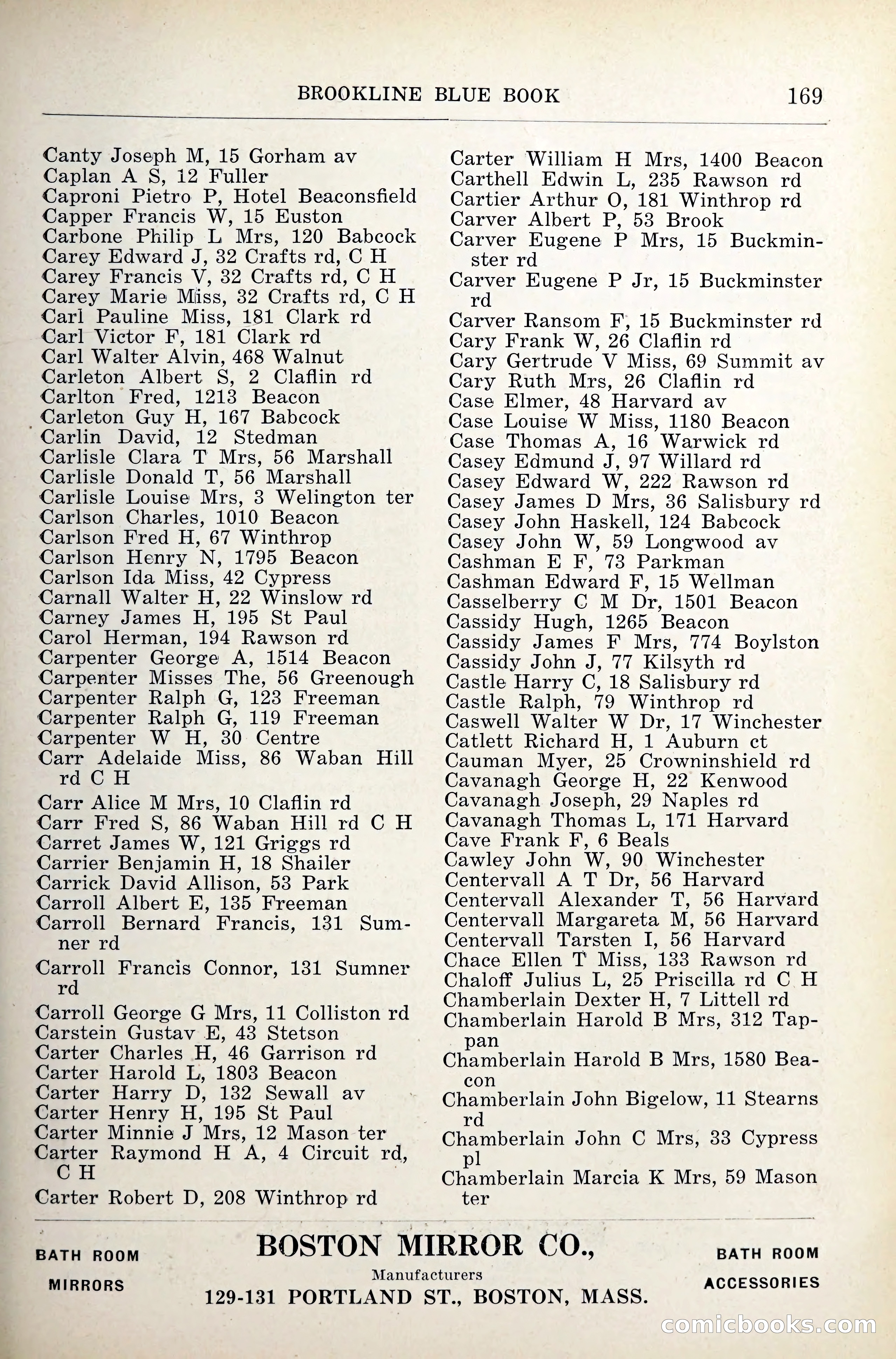 Blue Book of Brookline — page 210 of 341